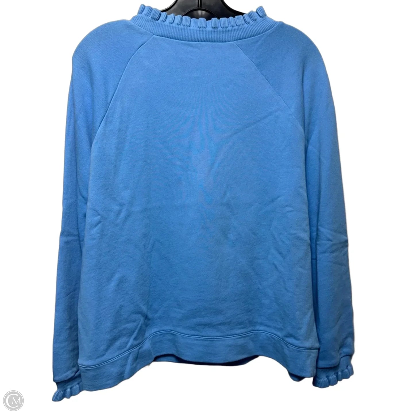 Top Long Sleeve By Talbots In Blue, Size: M