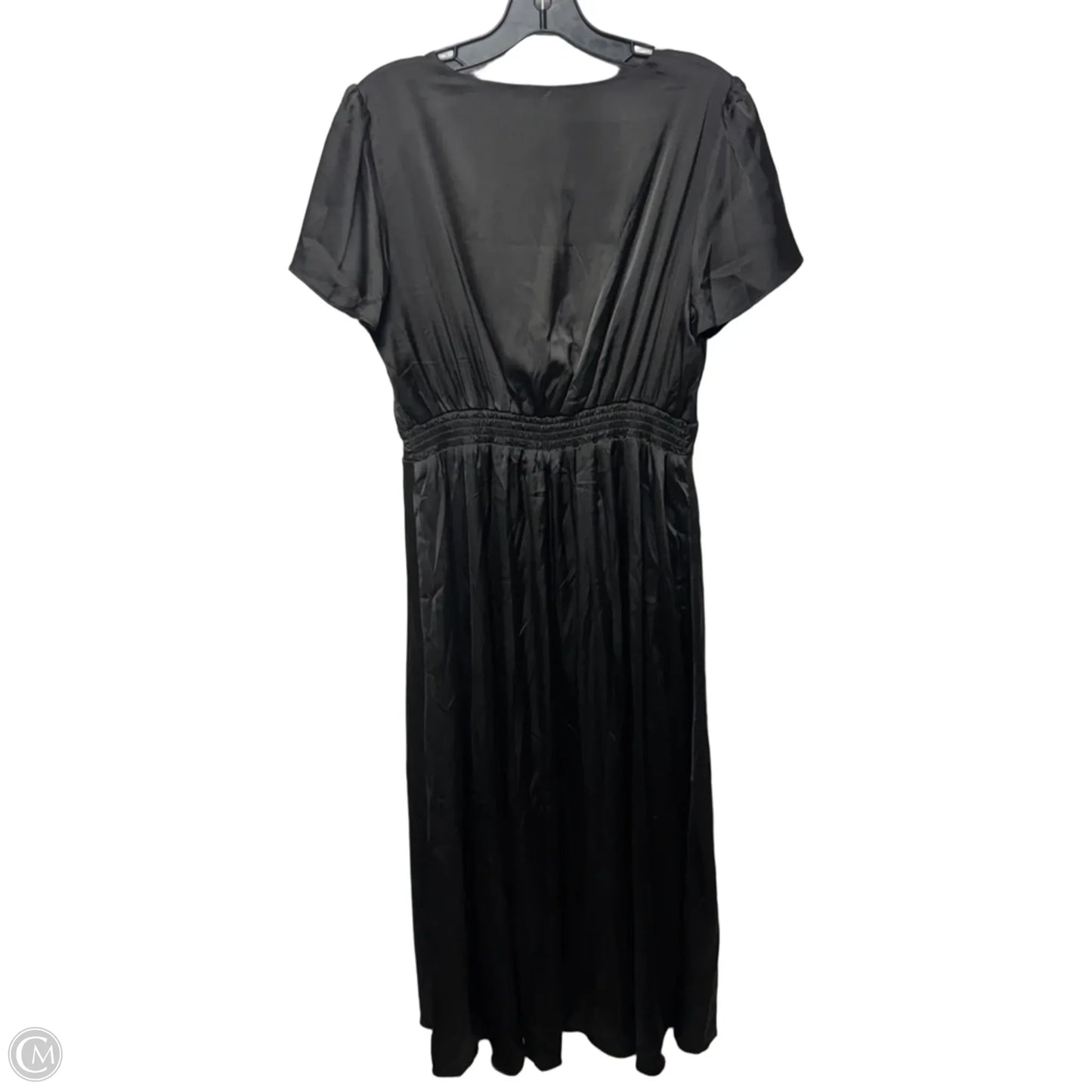 Poppy Satin Party Dress By Baltic Born In Black, Size: L