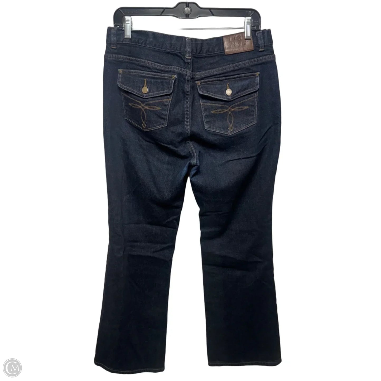 Jeans Boot Cut By Lauren By Ralph Lauren In Blue Denim, Size: 10p