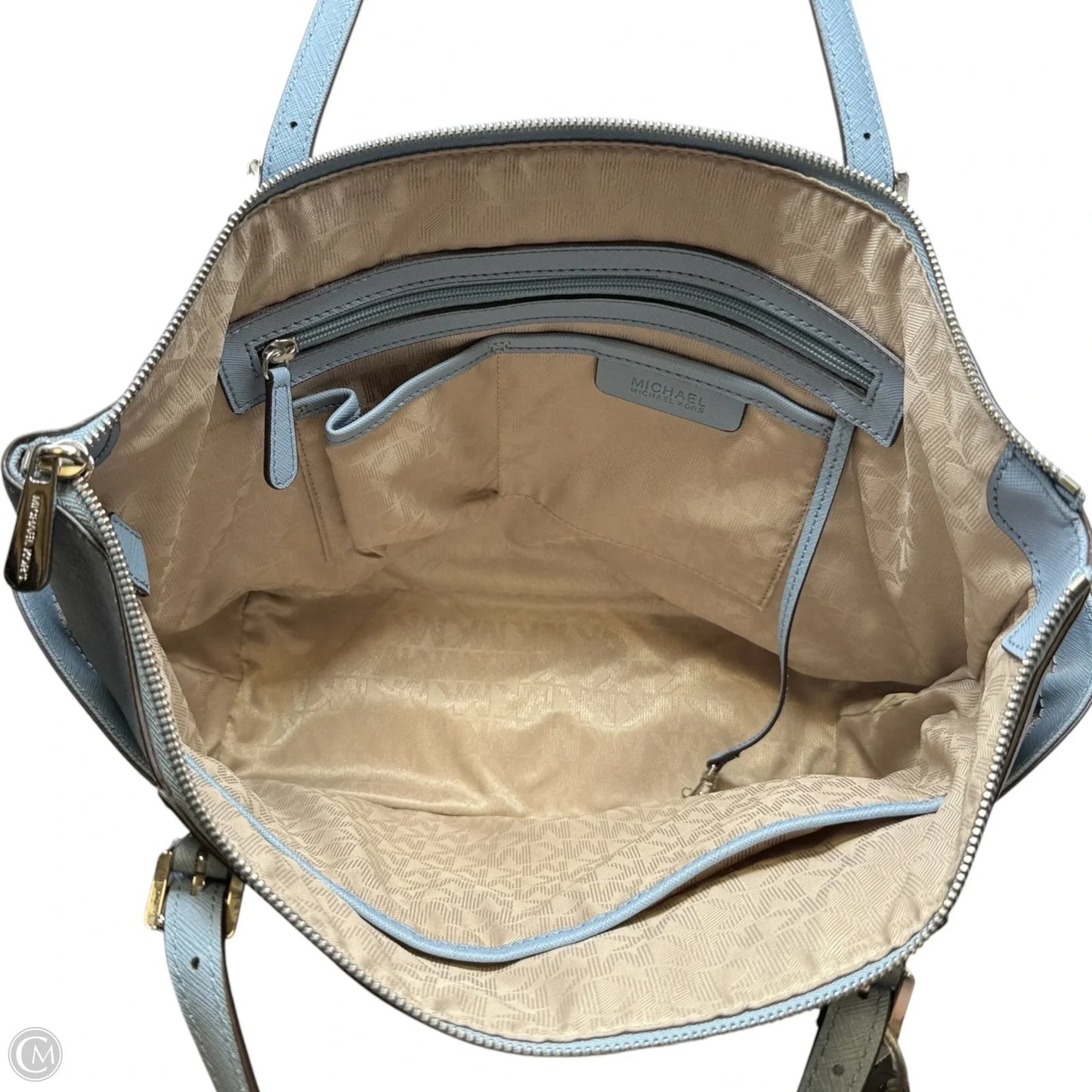 Charlotte Saffiano Leather Top-Zip Tote By Michael By Michael Kors, Size: Large