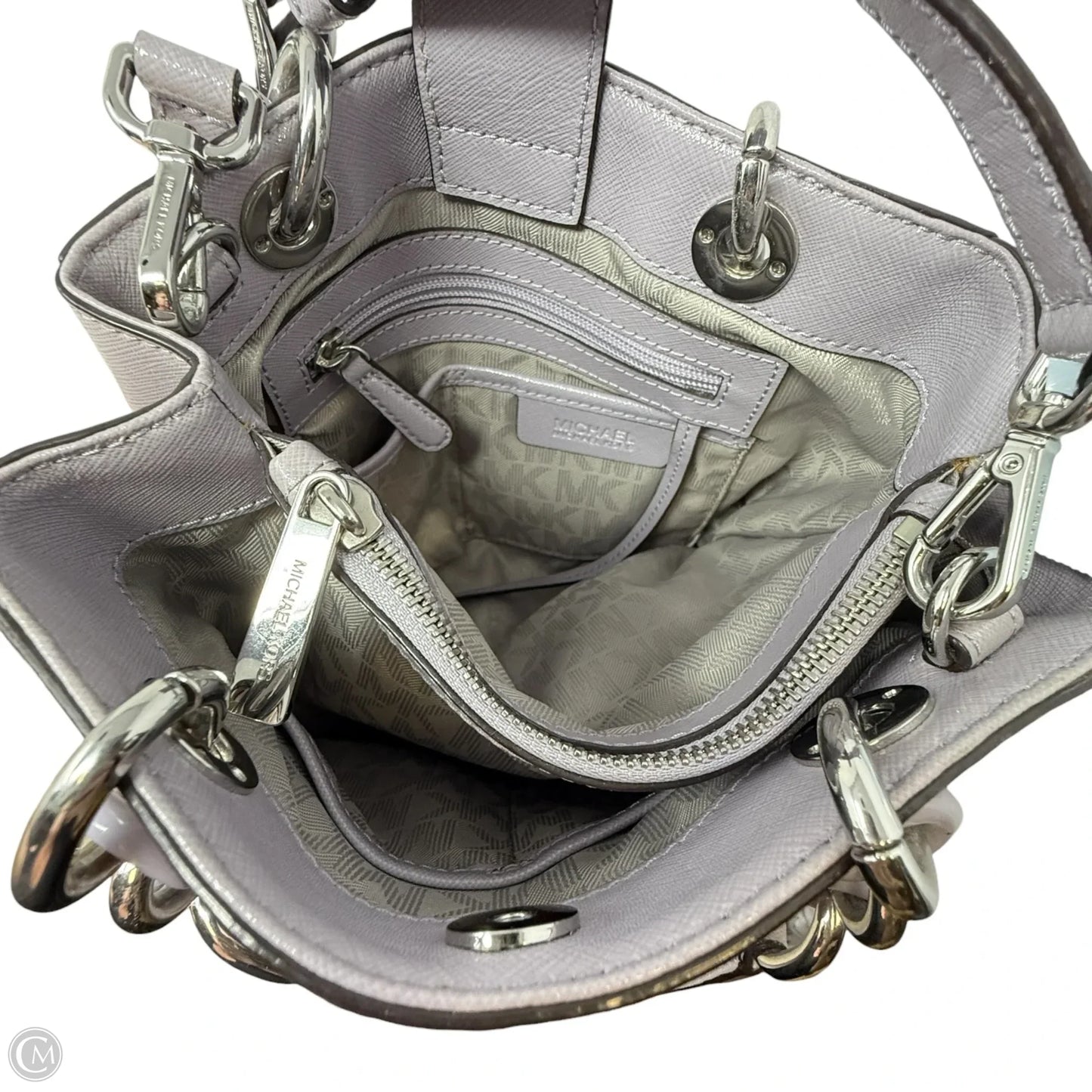 Cynthia Leather North South Satchel By Michael By Michael Kors, Size: Small
