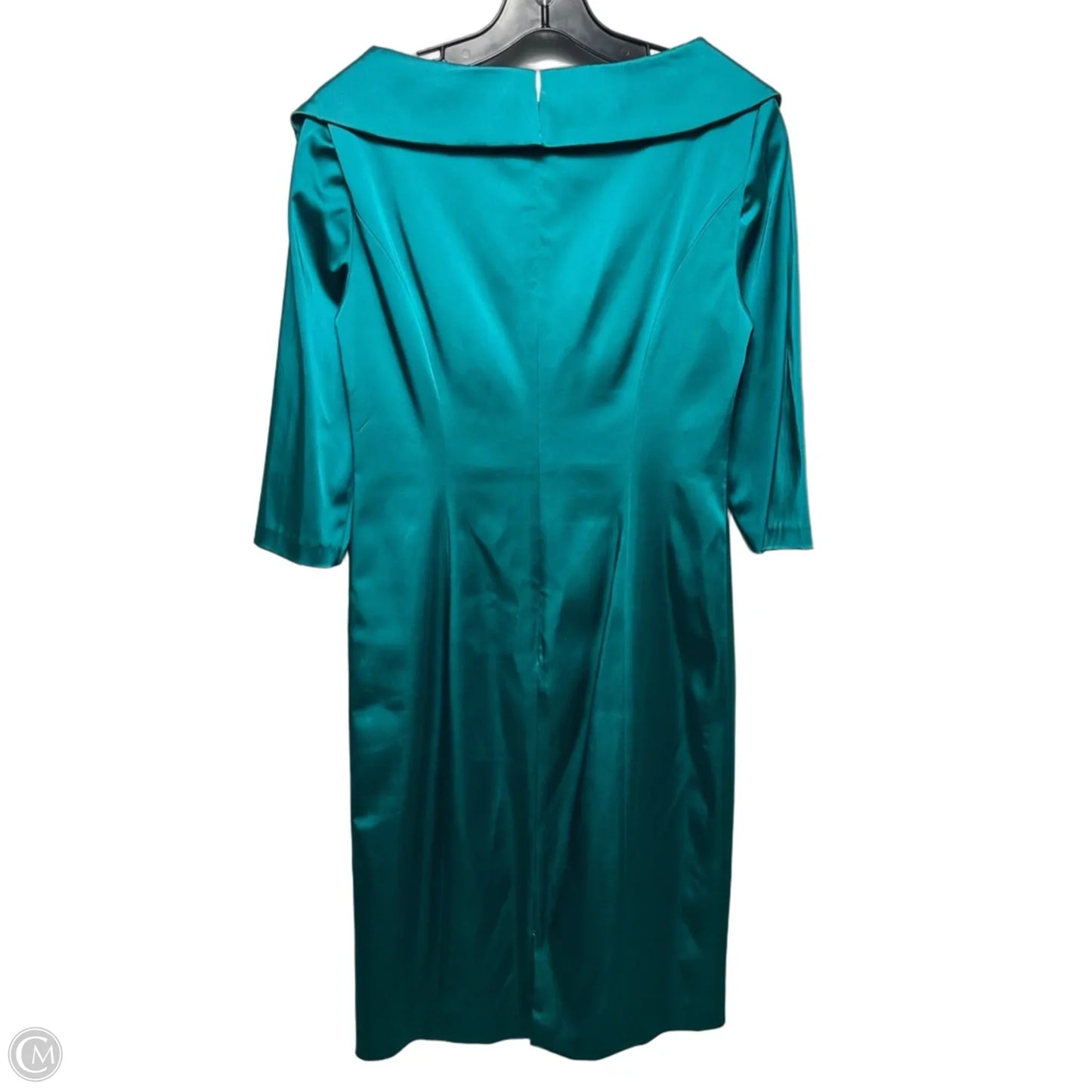 Dress Party Midi By Kay Unger In Teal, Size: 8