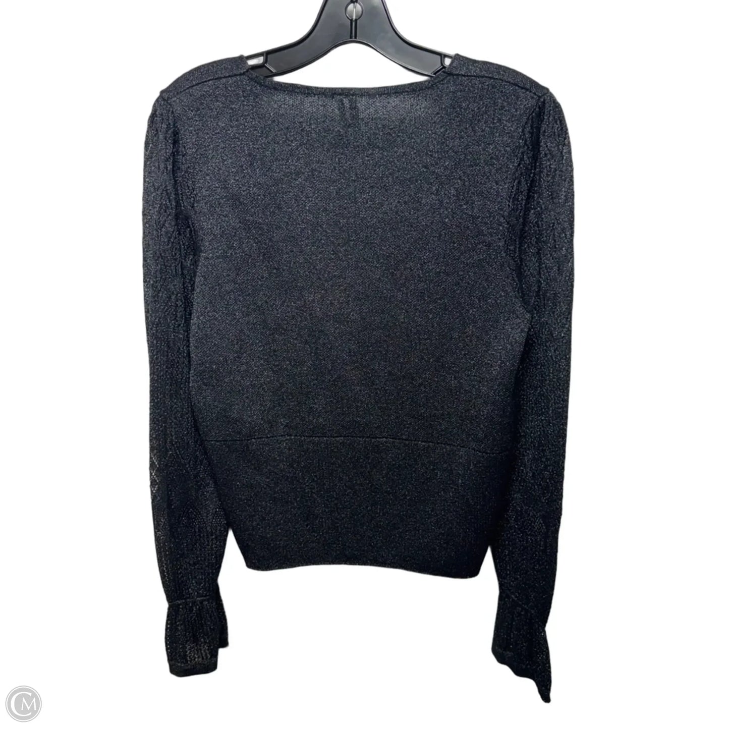 Top Long Sleeve By Anthropologie In Black, Size: S