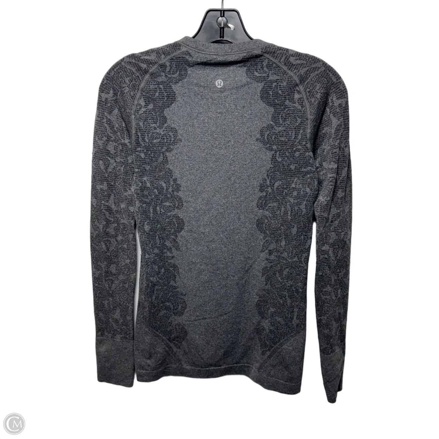 Athletic Top Long Sleeve Crewneck By Lululemon In Grey, Size: 6