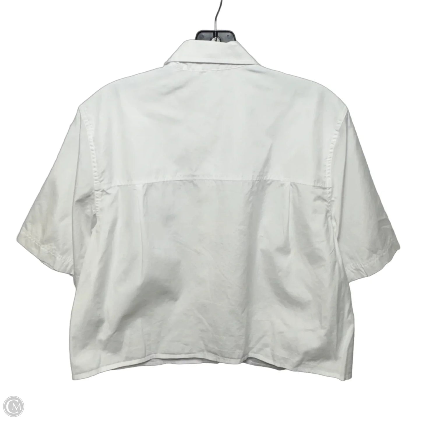 Top Short Sleeve By Vince In White, Size: M