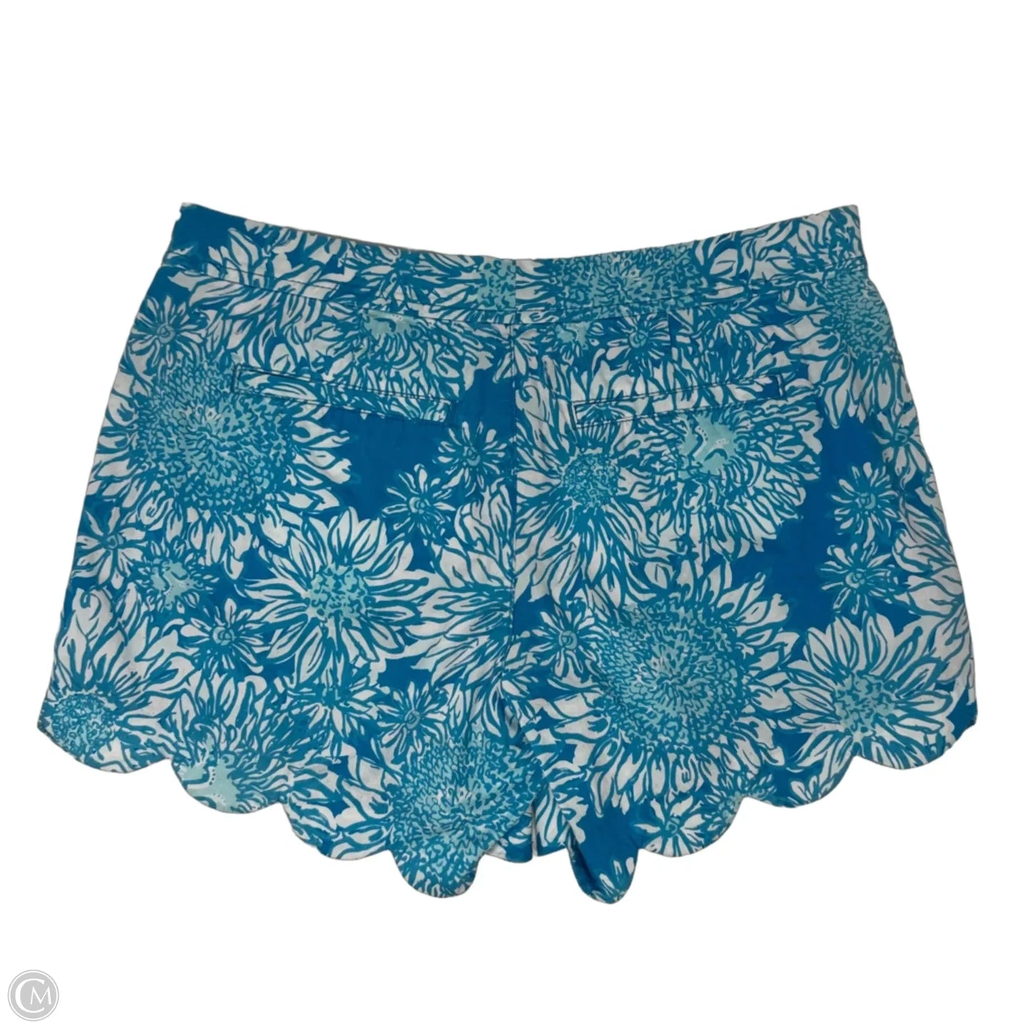 Shorts Designer By Lilly Pulitzer In Blue & White, Size: 4
