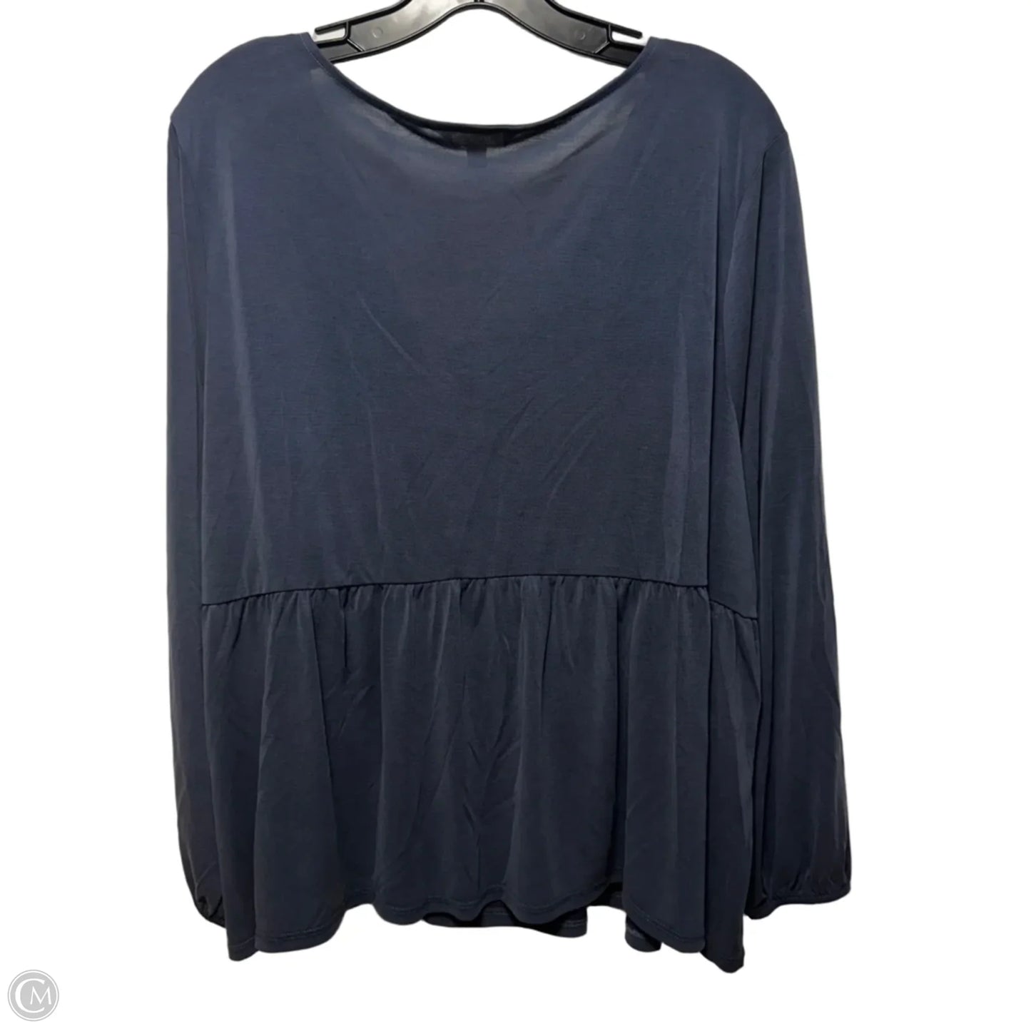 Top Long Sleeve By Lucky Brand In Navy, Size: Xxl