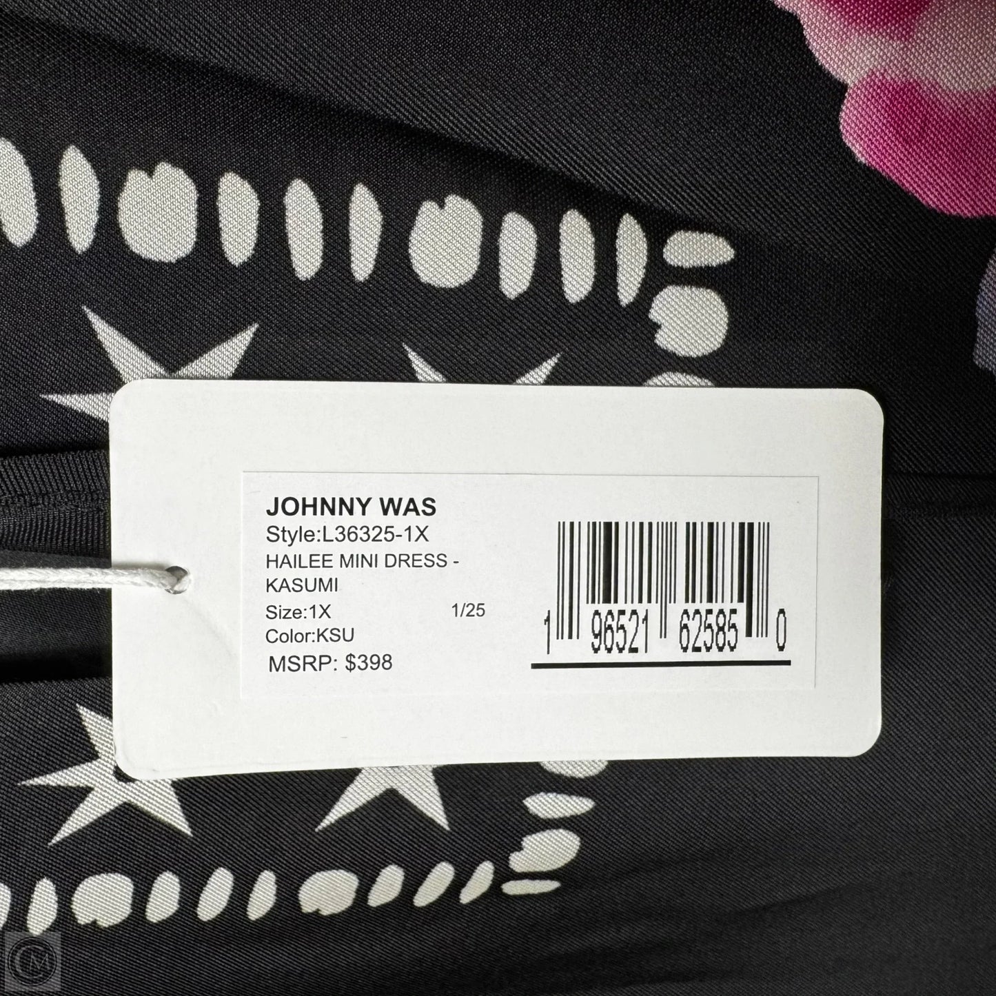 Hailee Mini Dress By Jade Johnny Was In Black, Size: 1x
