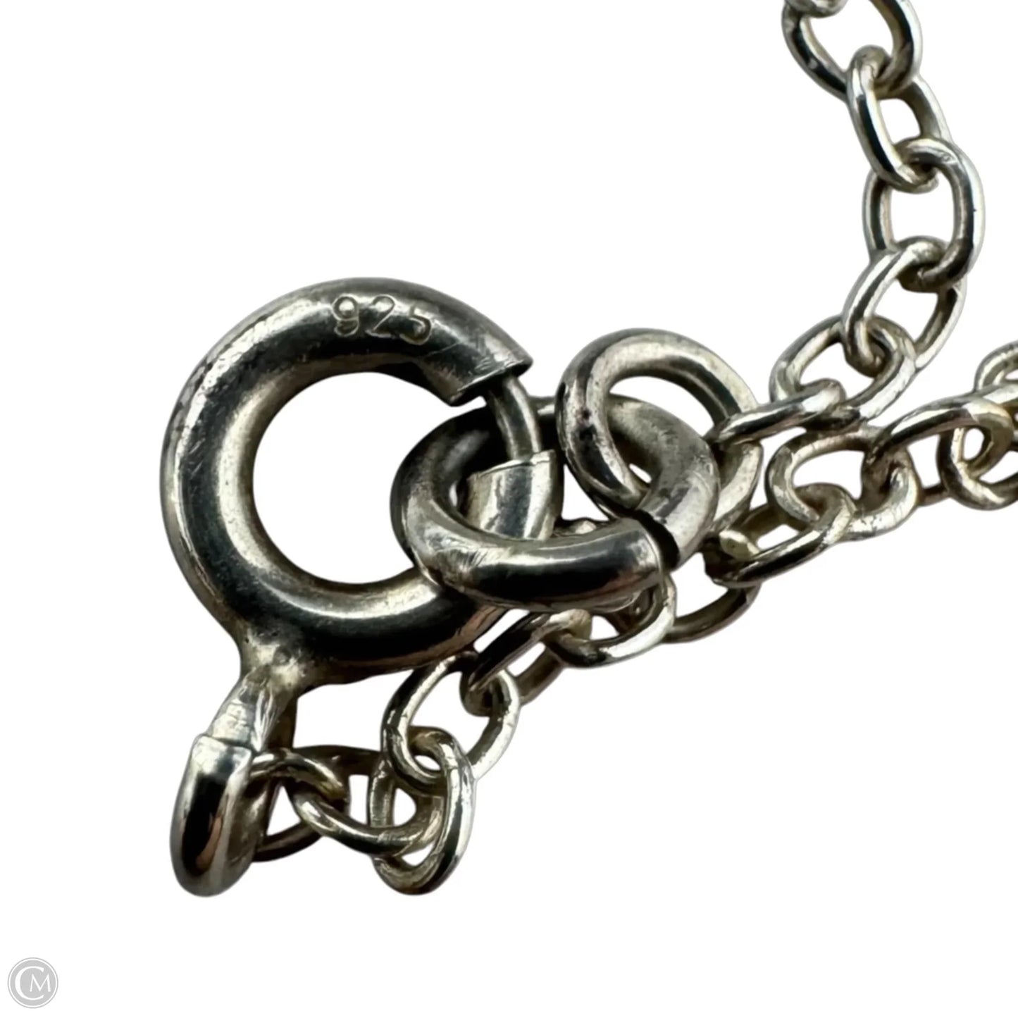 Coffee Bean on Sterling Chain Necklace