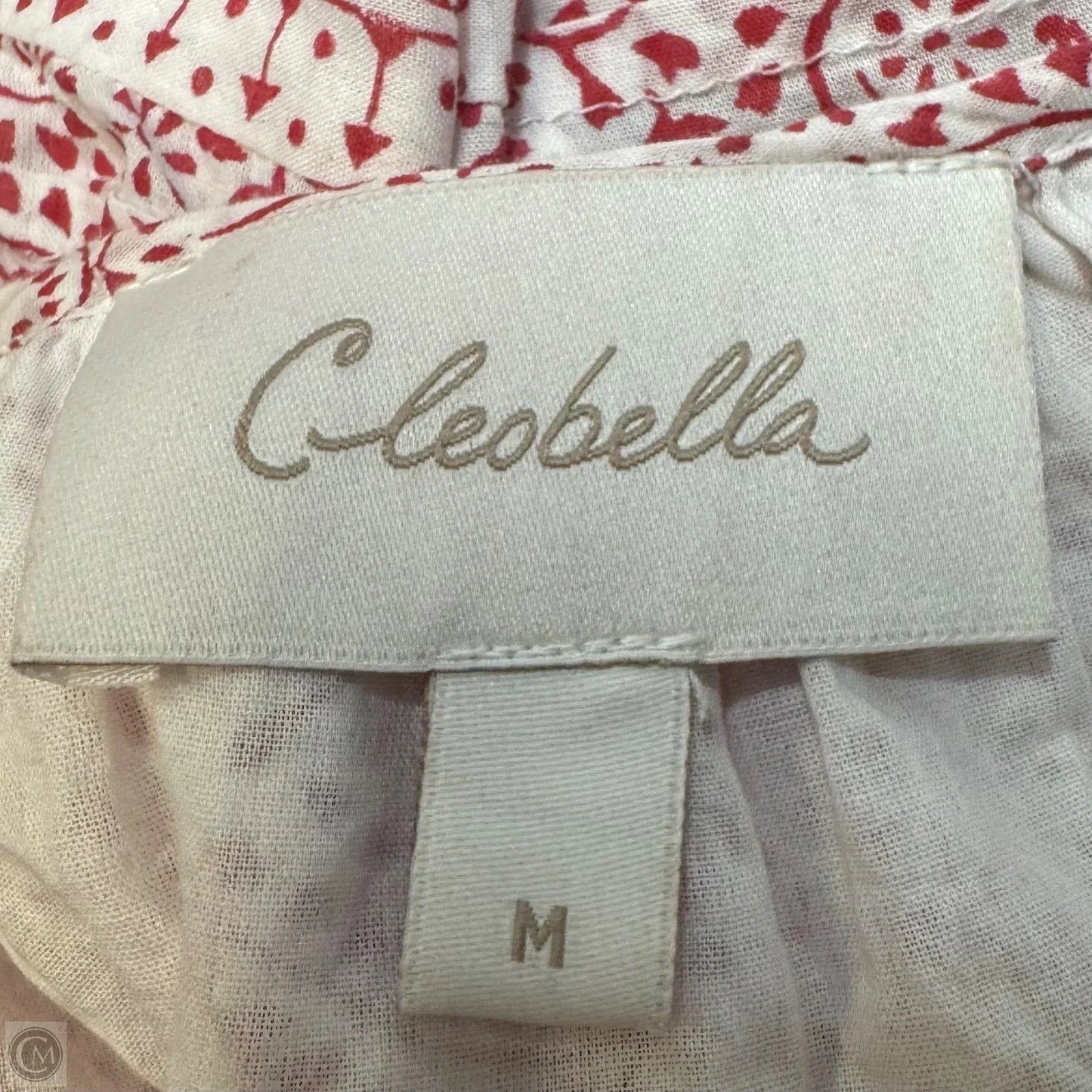 Dress Casual Short By Cleobella In Red & White, Size: M