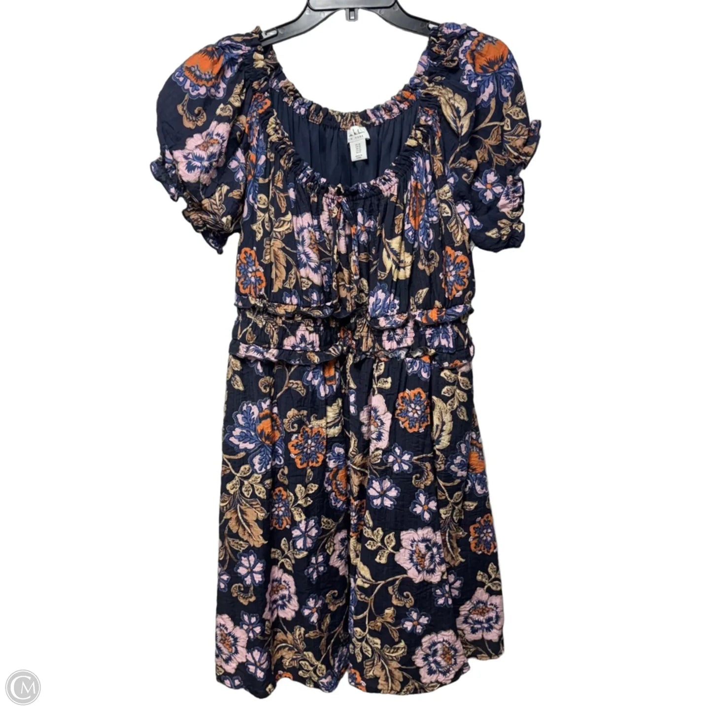 Dress Casual Short By Nicole Miller In Floral Print, Size: 1x