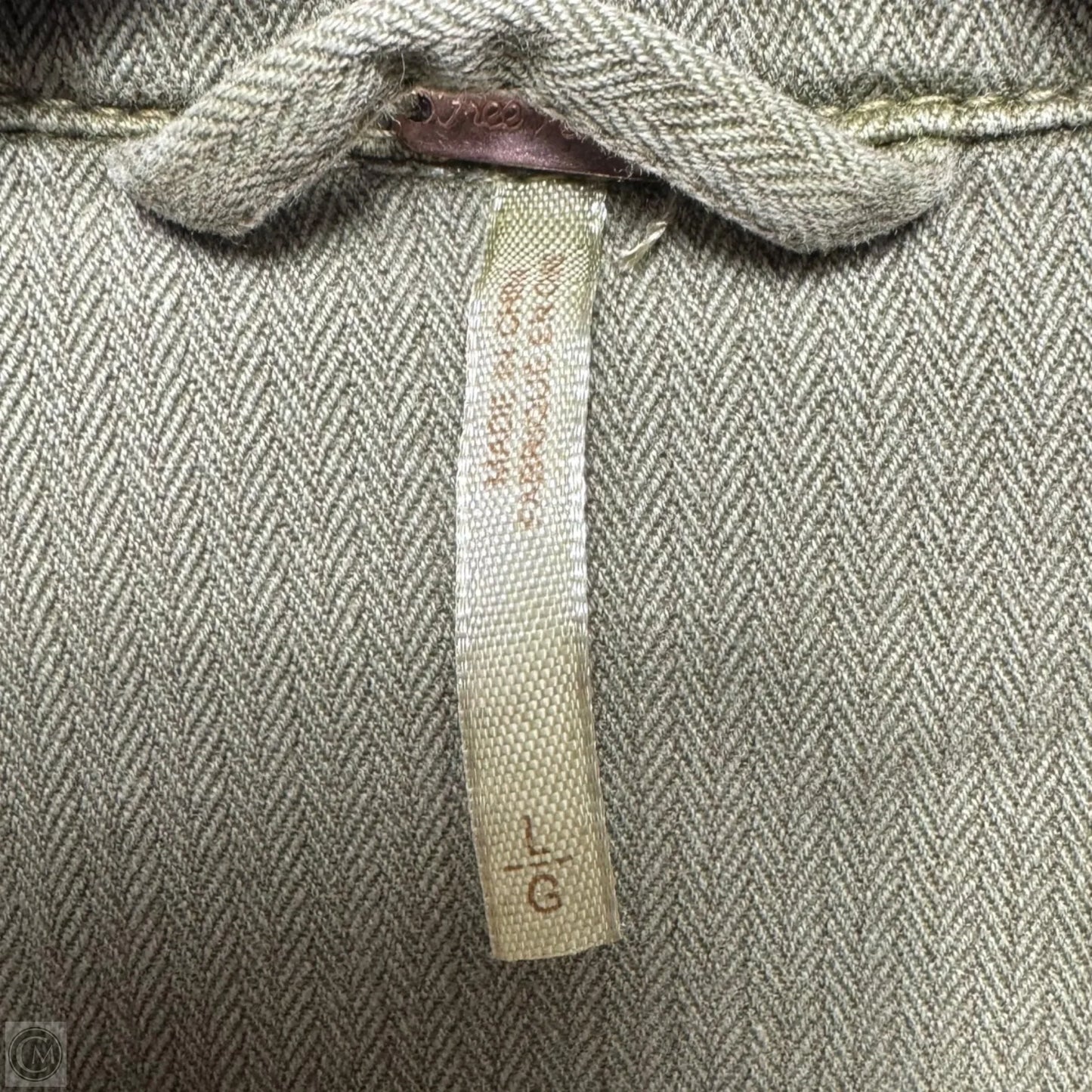 Jacket Utility By Free People In Green, Size: L
