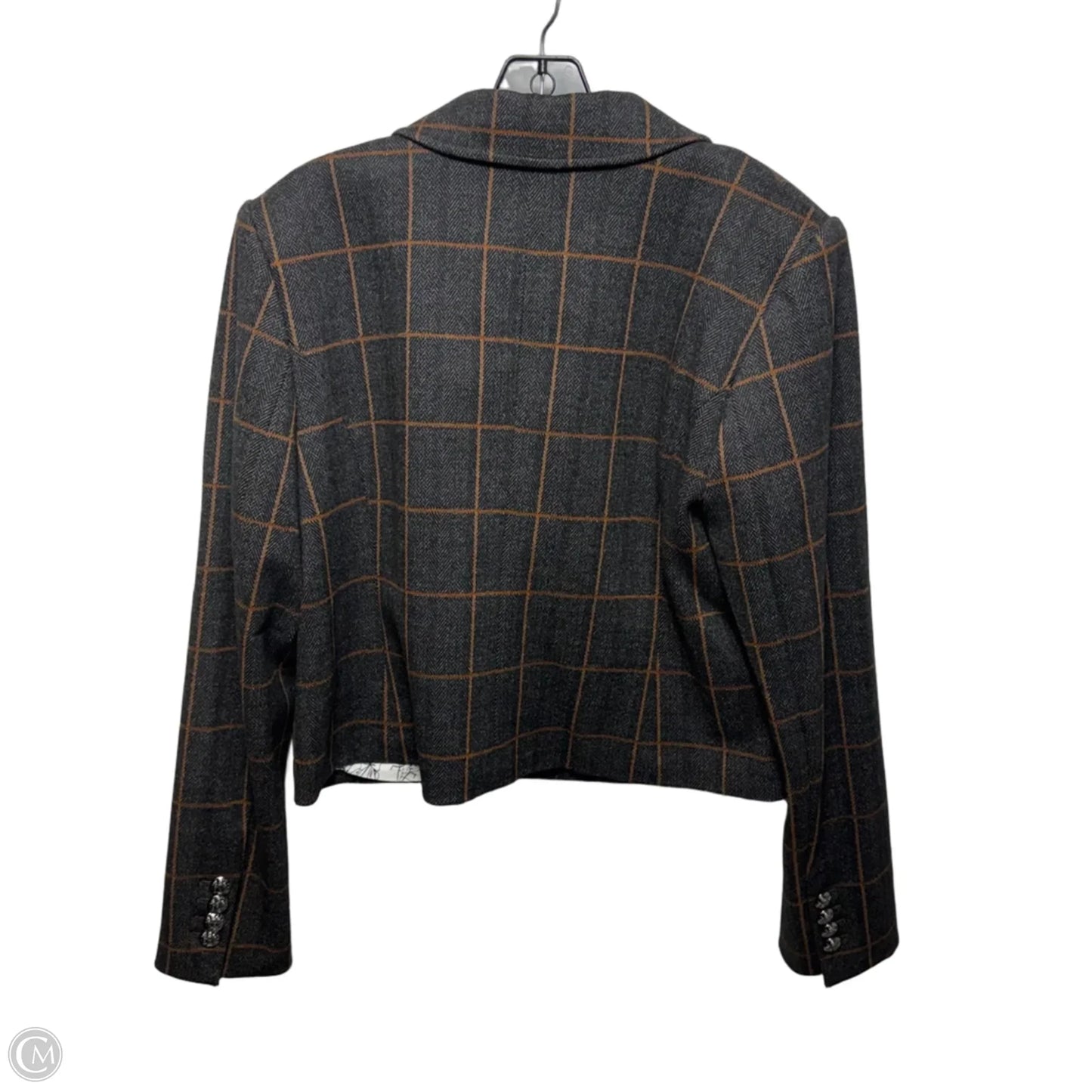Blazer By White House Black Market In Brown & Grey, Size: 14