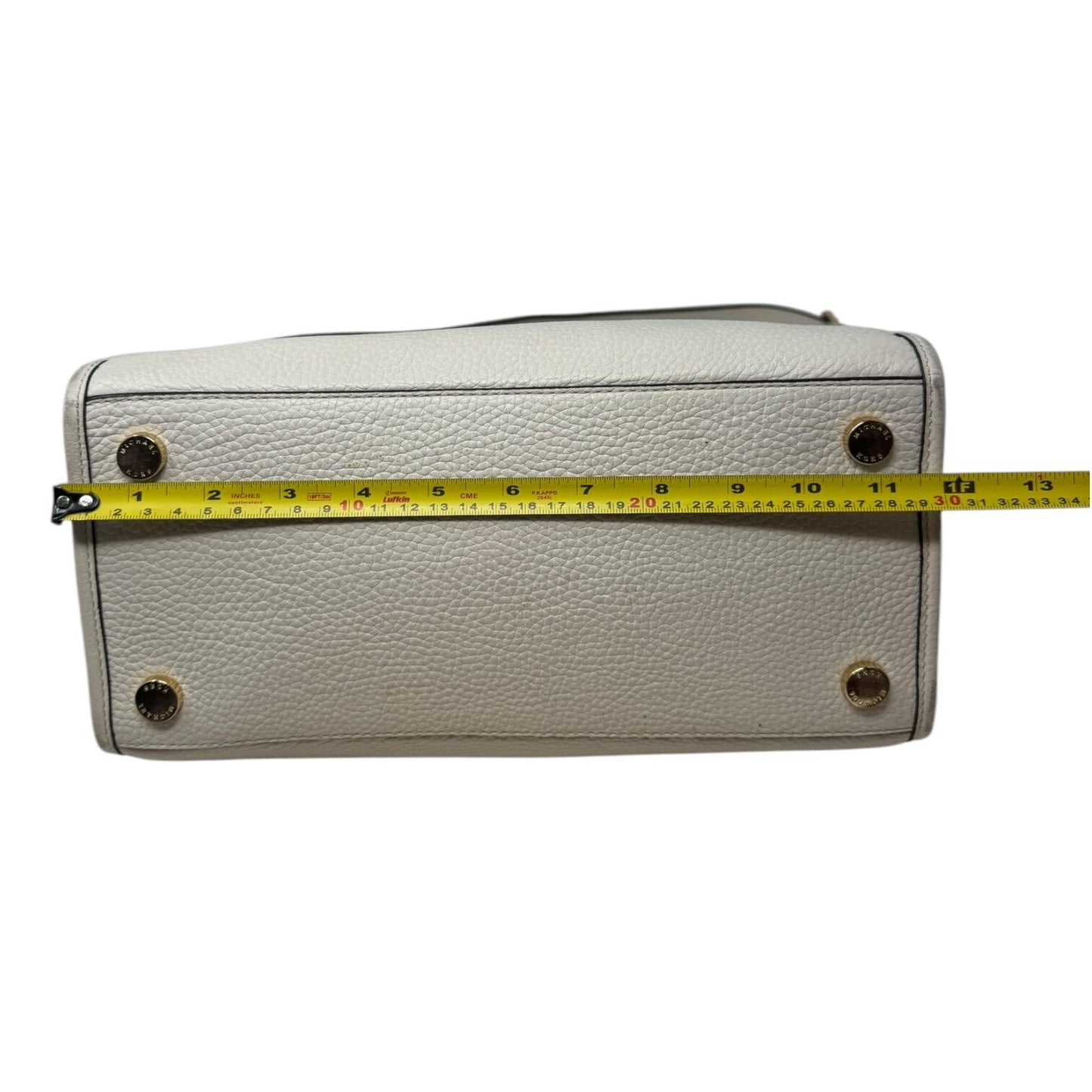 Hutton Dome Top Handle Crossbody Handbag Leather By Michael By Michael Kors Size: Medium