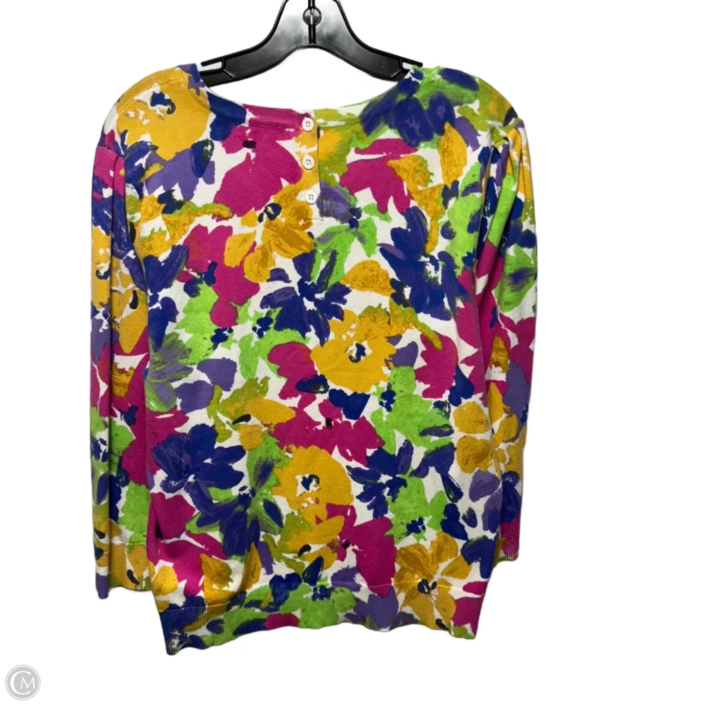 Sweater By Tyler Boe In Floral Print, Size: L