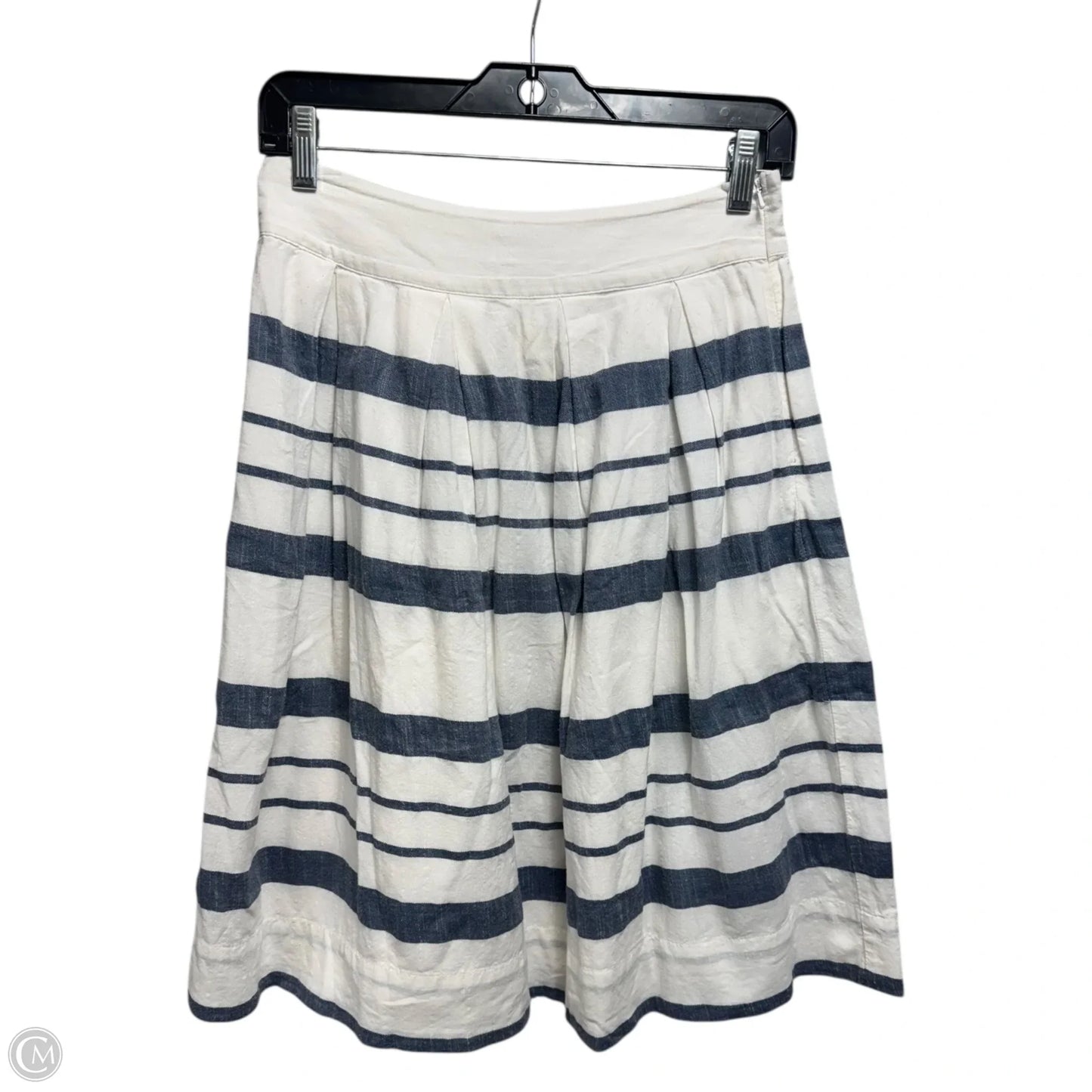 Skirt Midi By Bass In Striped Pattern, Size: 0