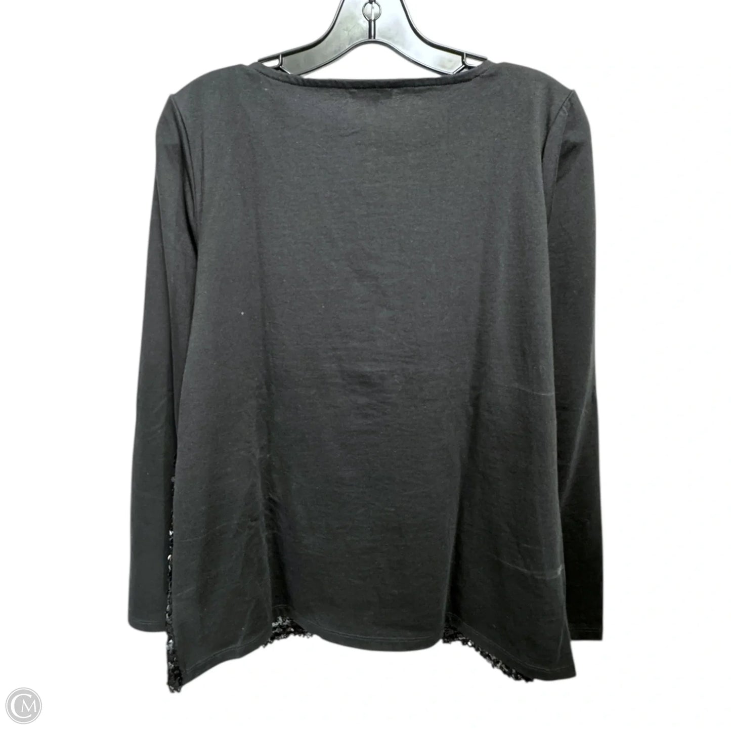 Top Long Sleeve By Talbots In Black, Size: M