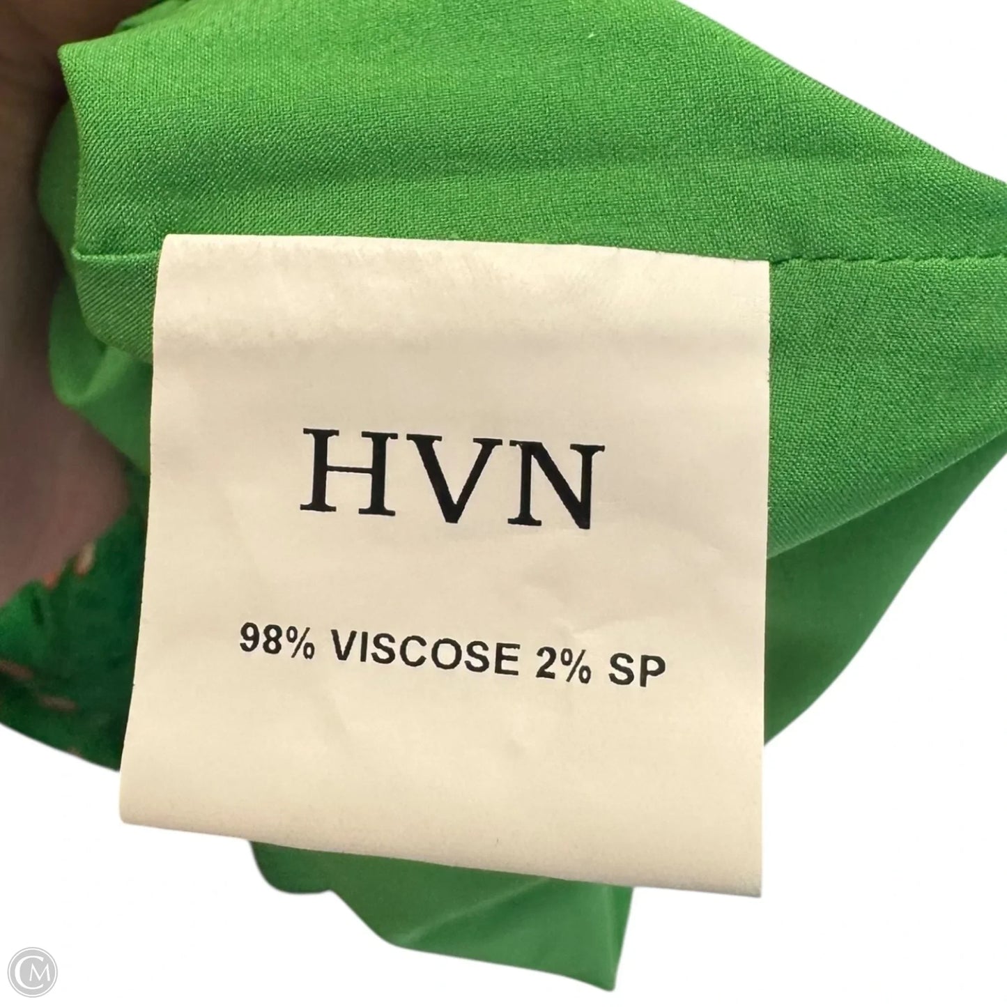 Danica Ruffled Dress Casual Midi By HVN In Green, Size: 10