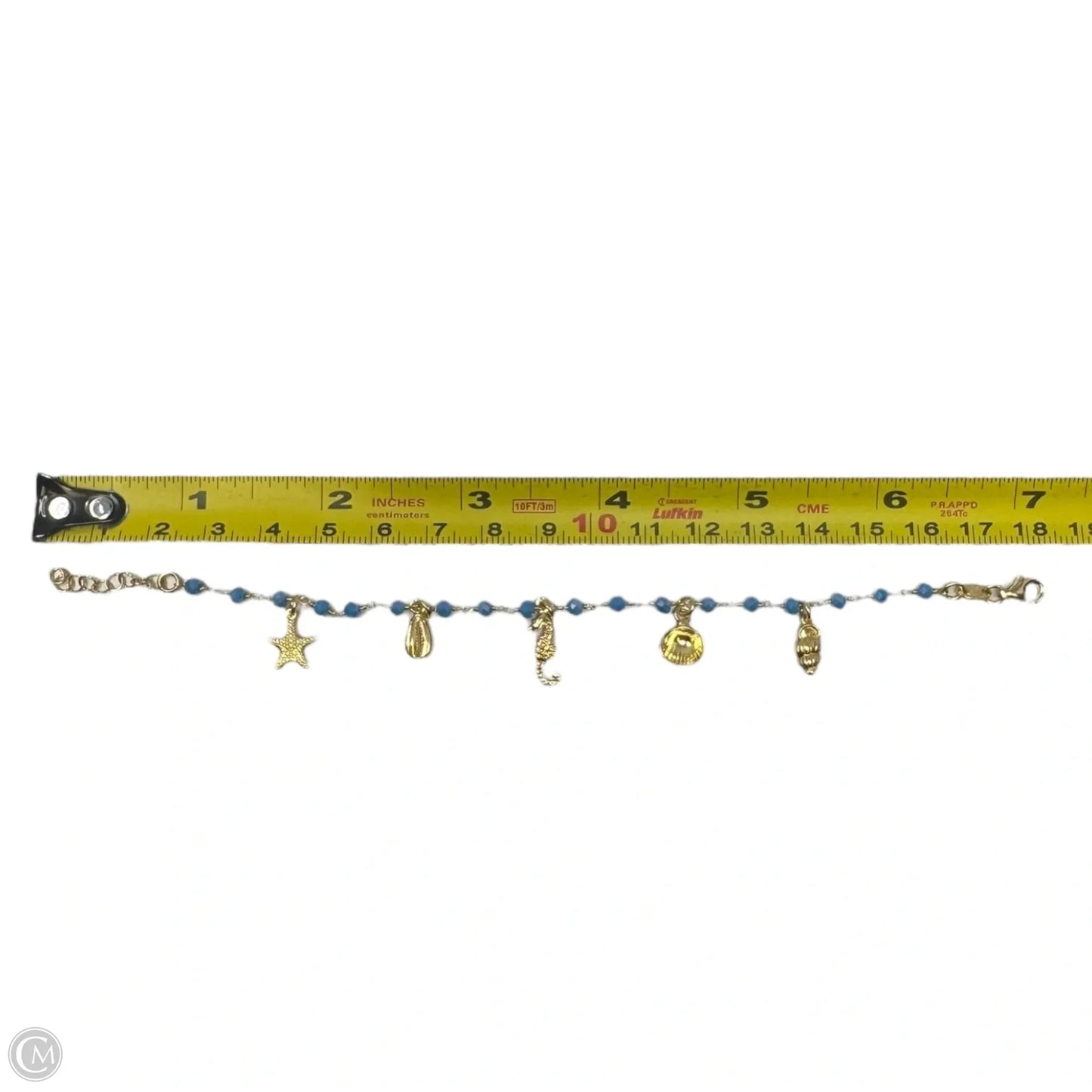 Nautical Charm Bracelet Gold Over Sterling By Dyadema