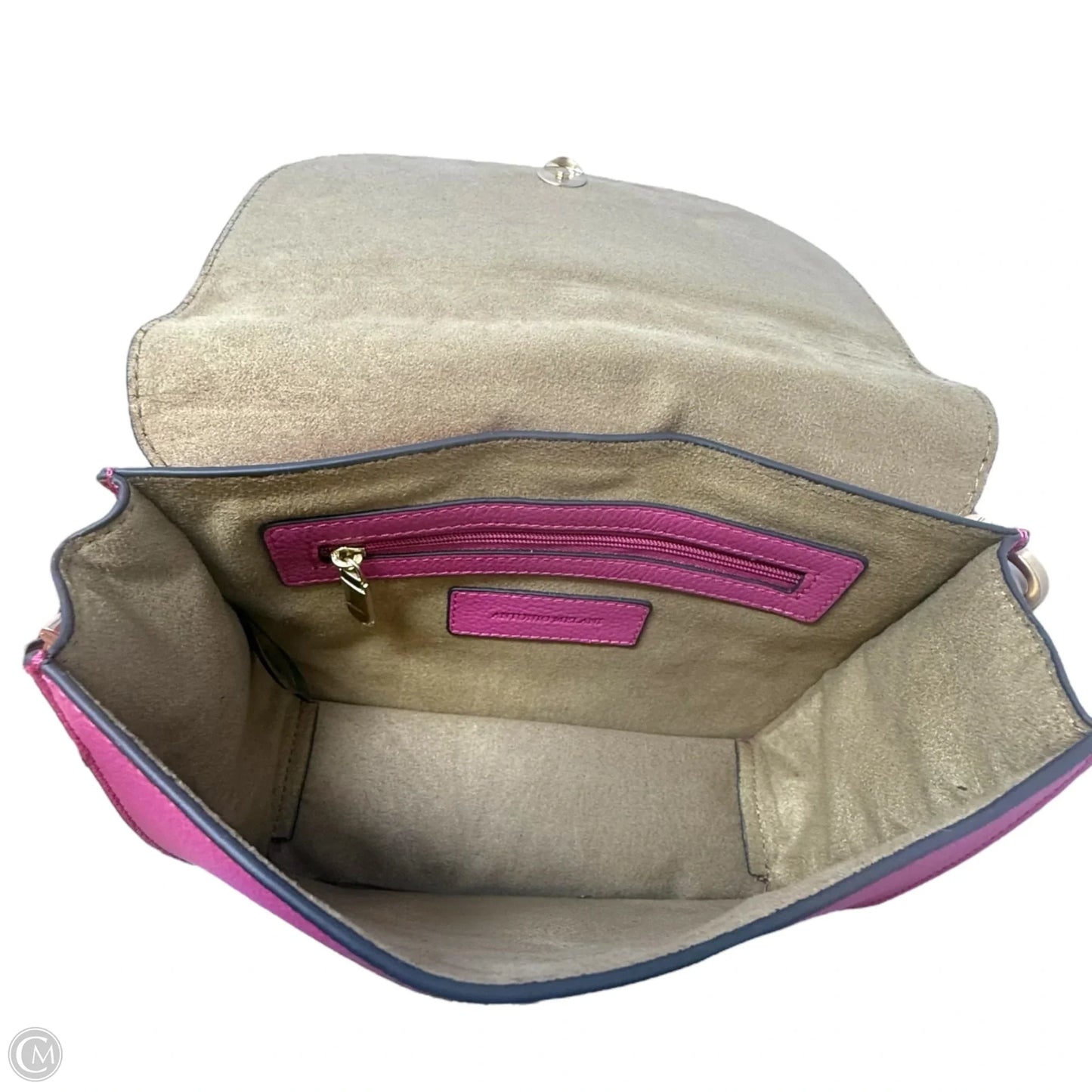 Rosie Leather Crossbody In Bright Pink By Antonio Melani, Size: Medium