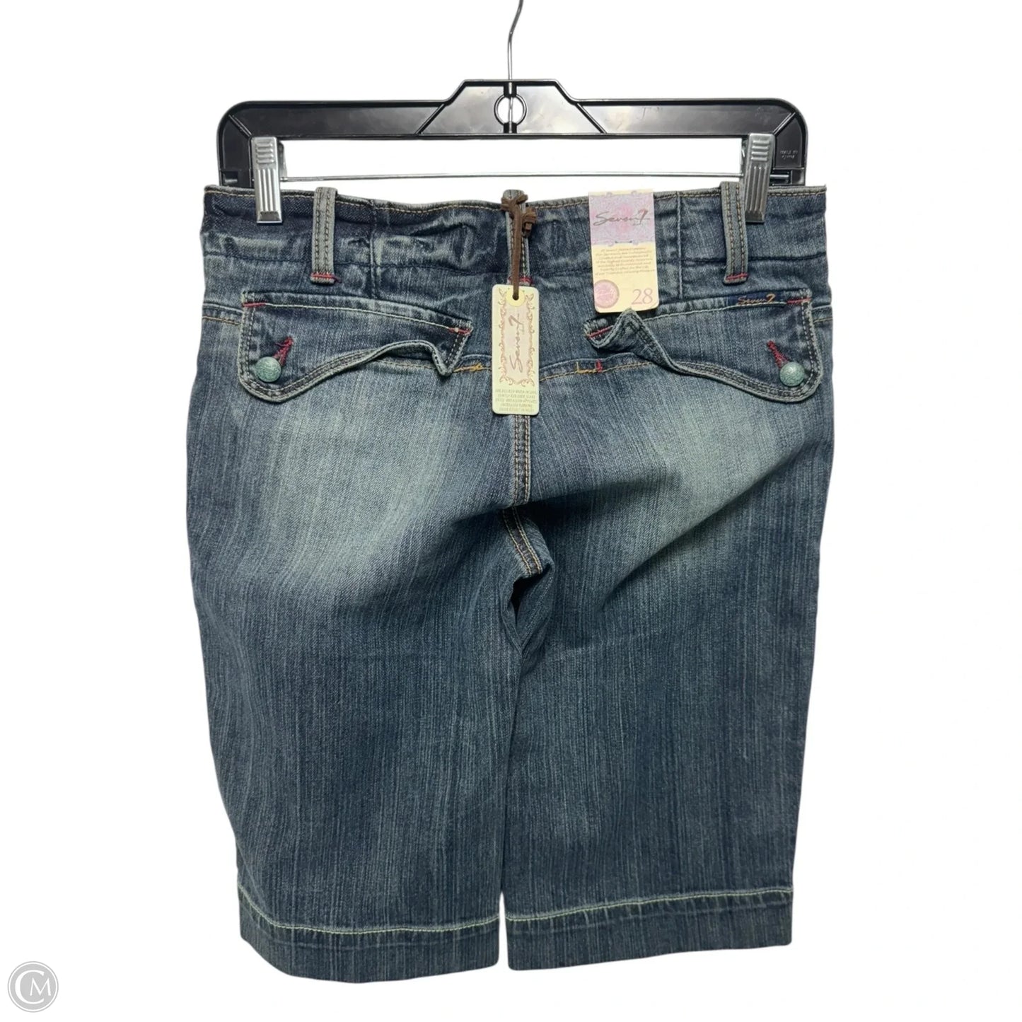 Shorts By Seven 7 In Blue Denim, Size: 6