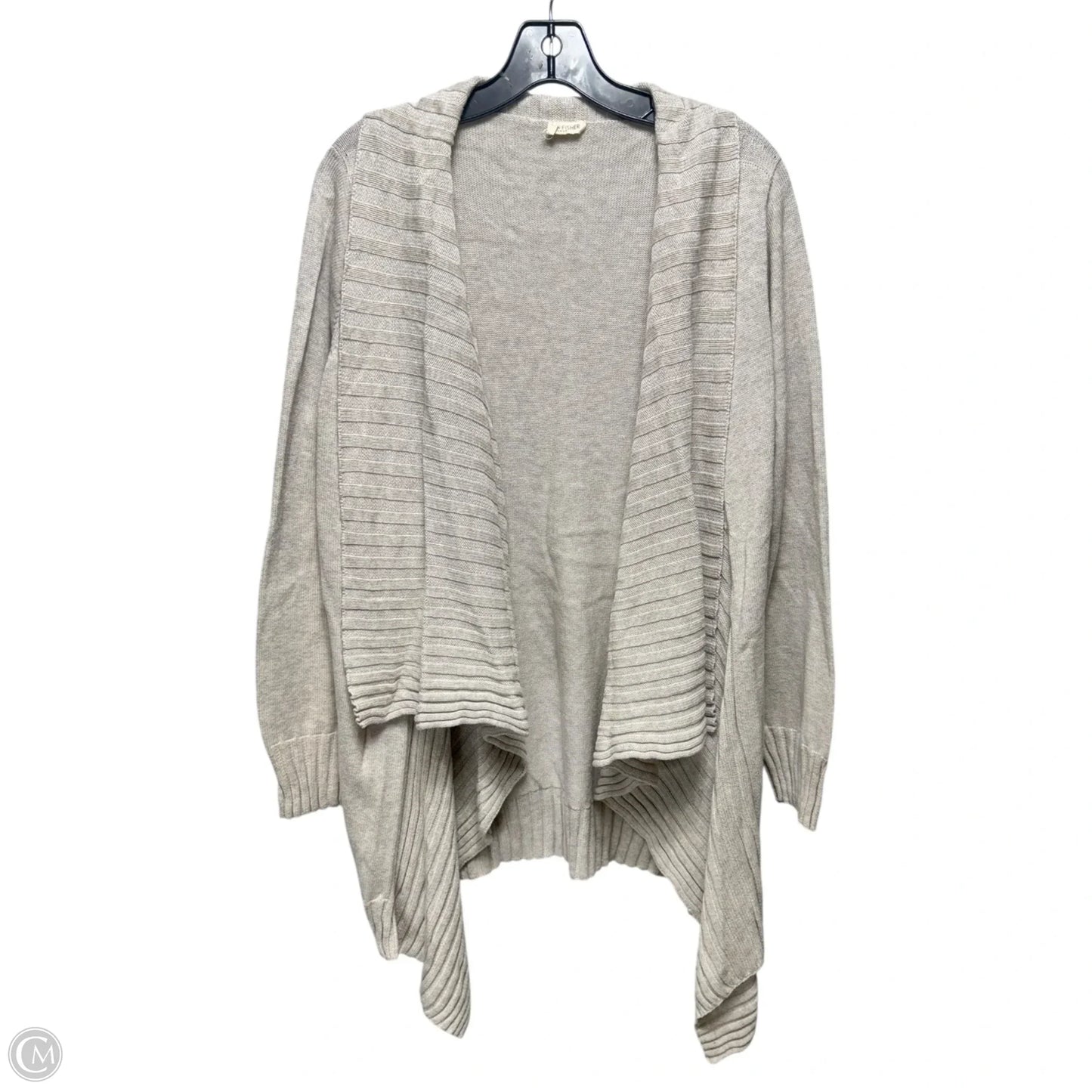 Sweater Cardigan By Eileen Fisher In Cream, Size: Xl