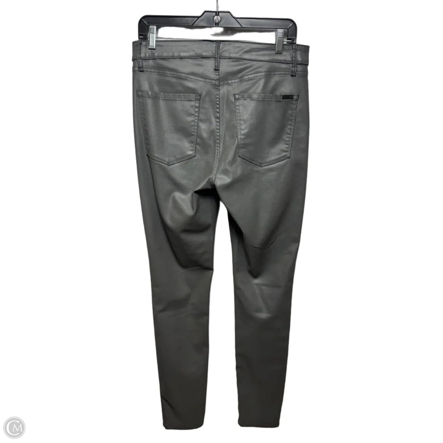 High Rise Coated Skinny Jeans By White House Black Market In Grey, Size: 8