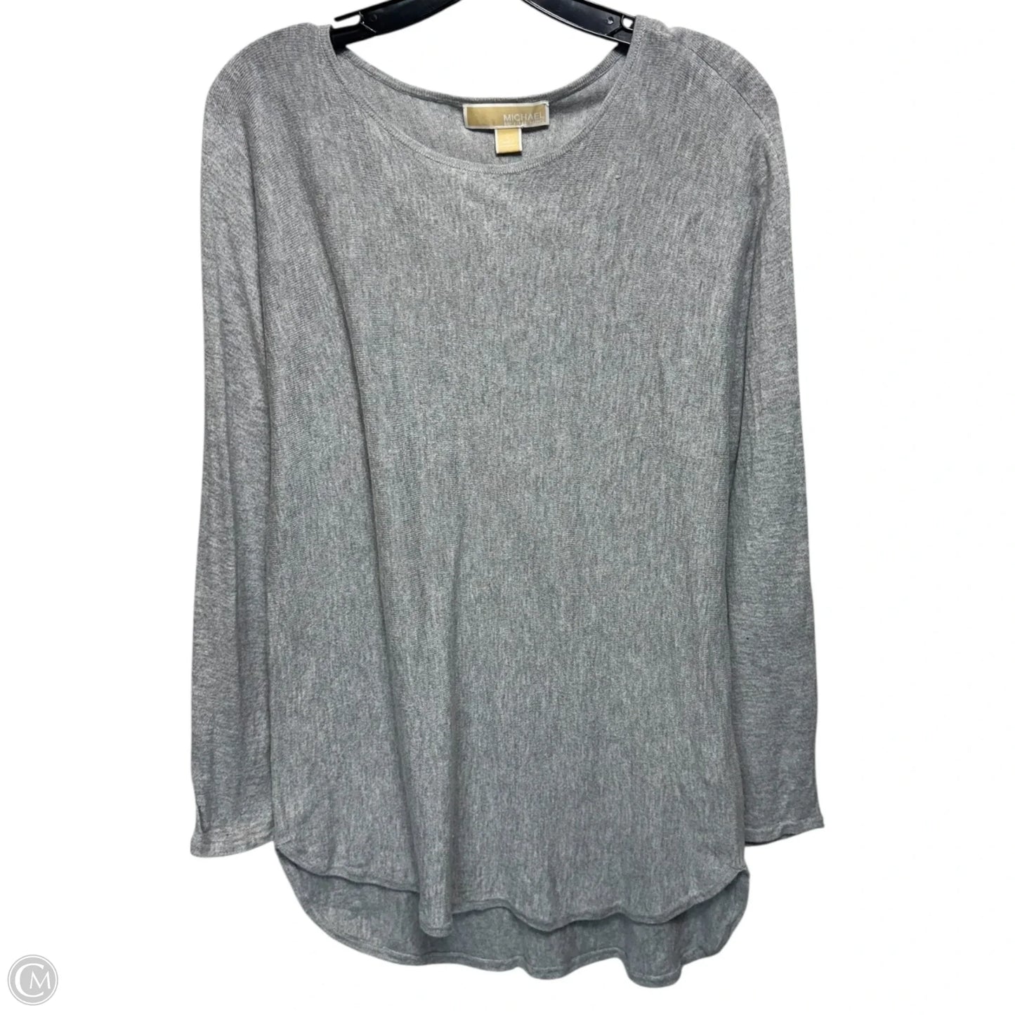 Sweater By Michael By Michael Kors In Grey, Size: L