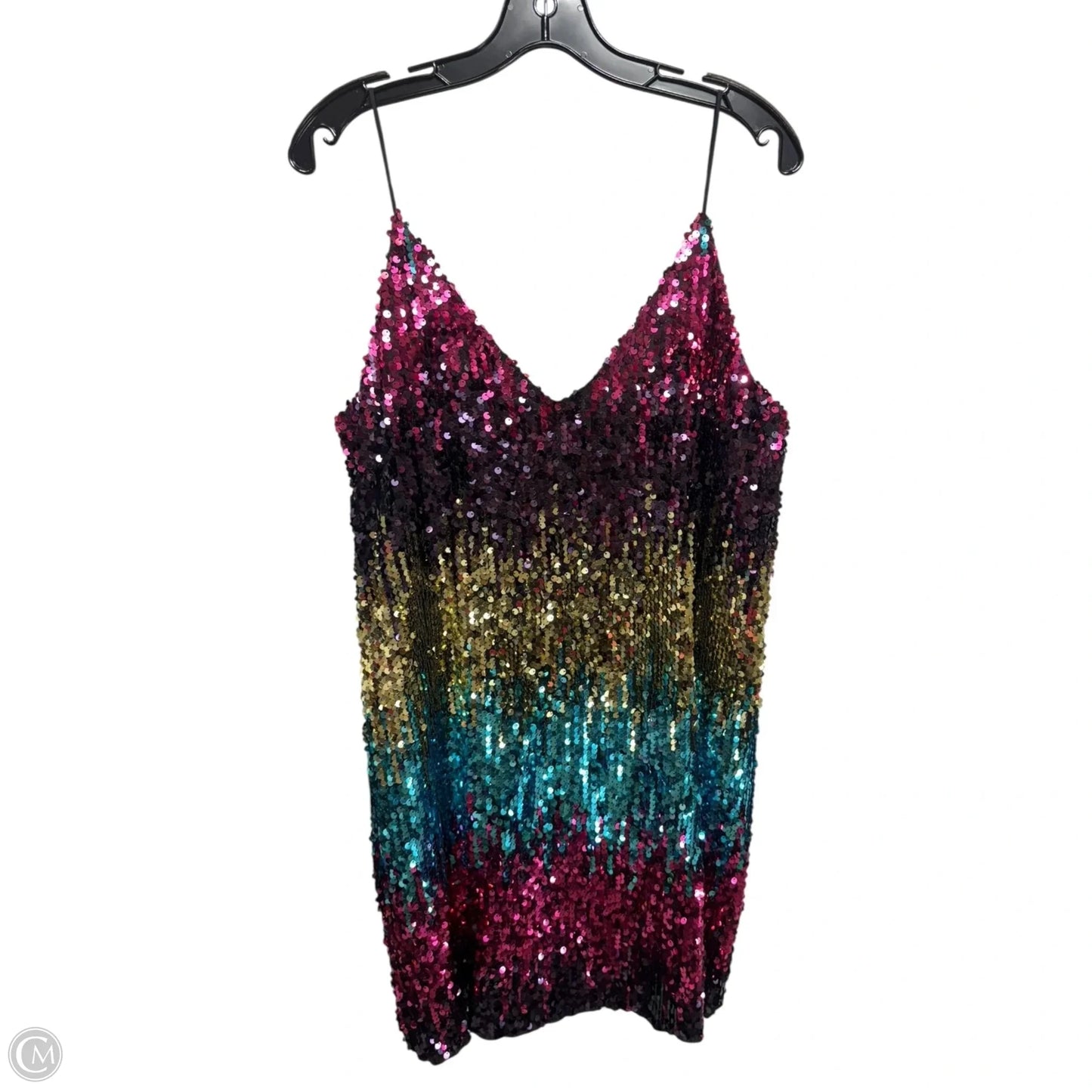Sequin Dress Party Short By Shein In Multi-colored, Size: M