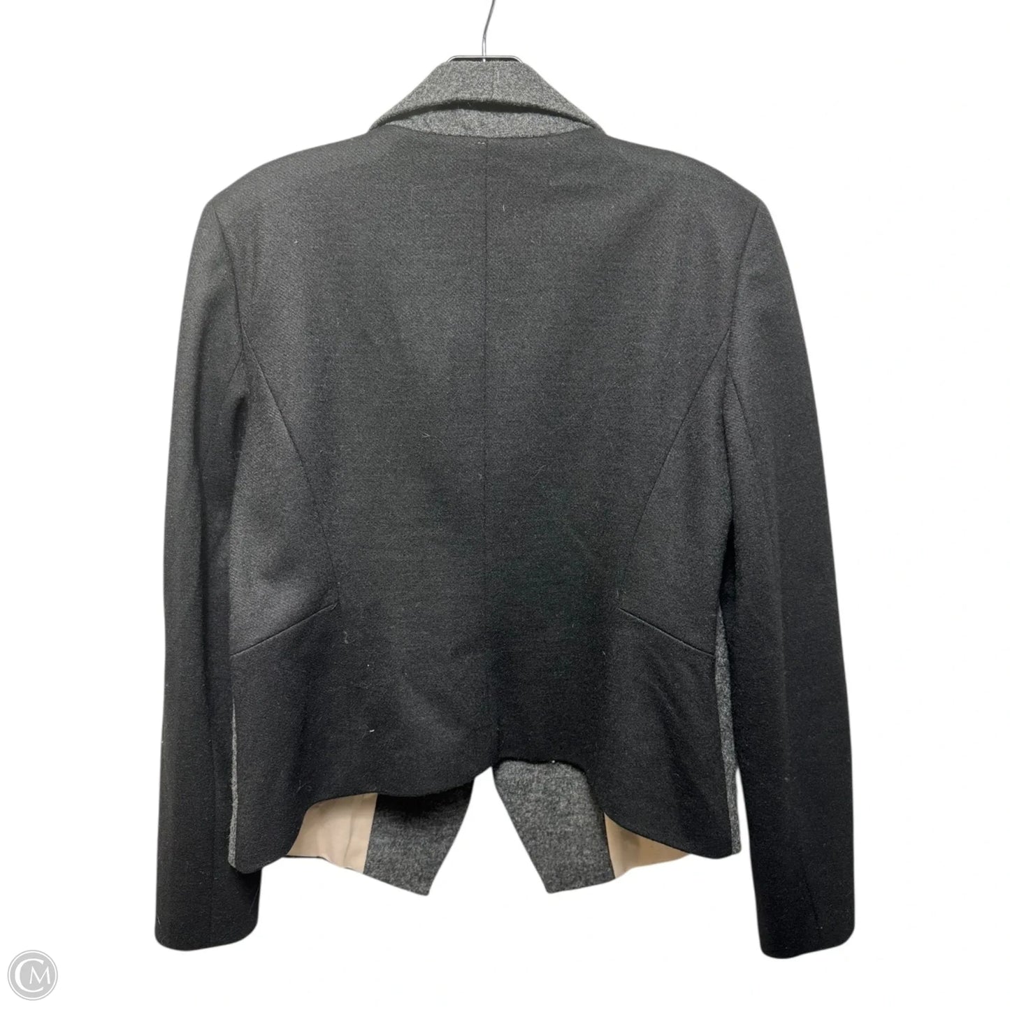 Blazer By Ann Taylor In Black & Grey, Size: 10