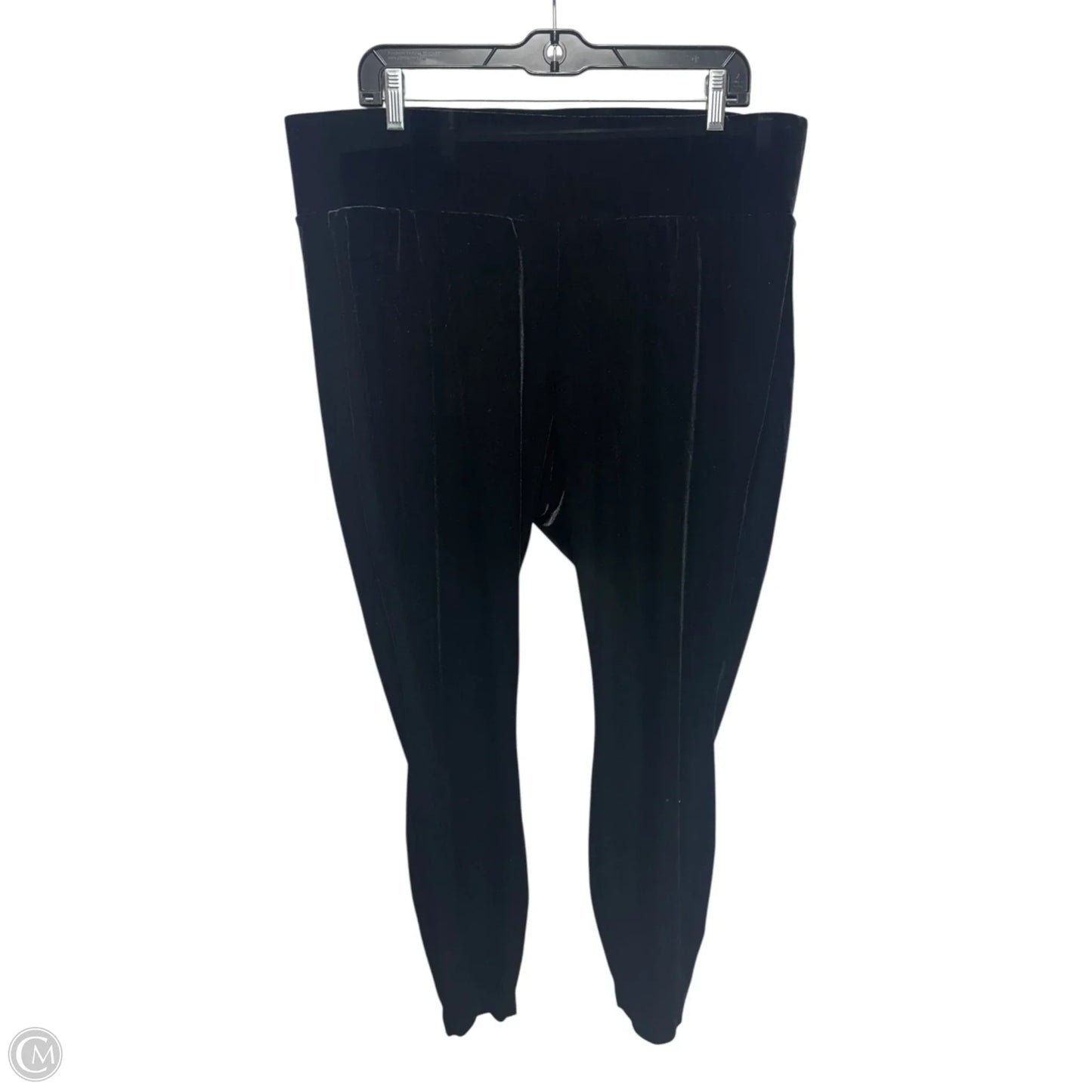 Velvet Pull-On Pixie Pant By Torrid In Black, Size: 2x