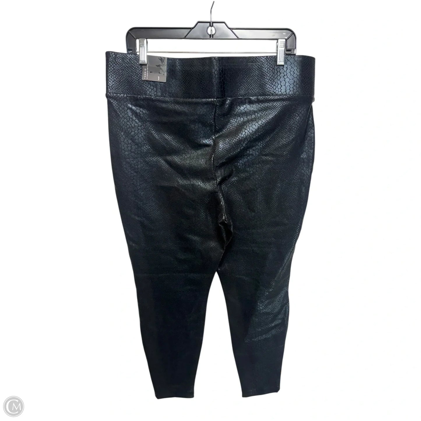 Pixie Skinny Studio Luxe Ponte High-Rise Pant By Torrid In Black, Size: 1X