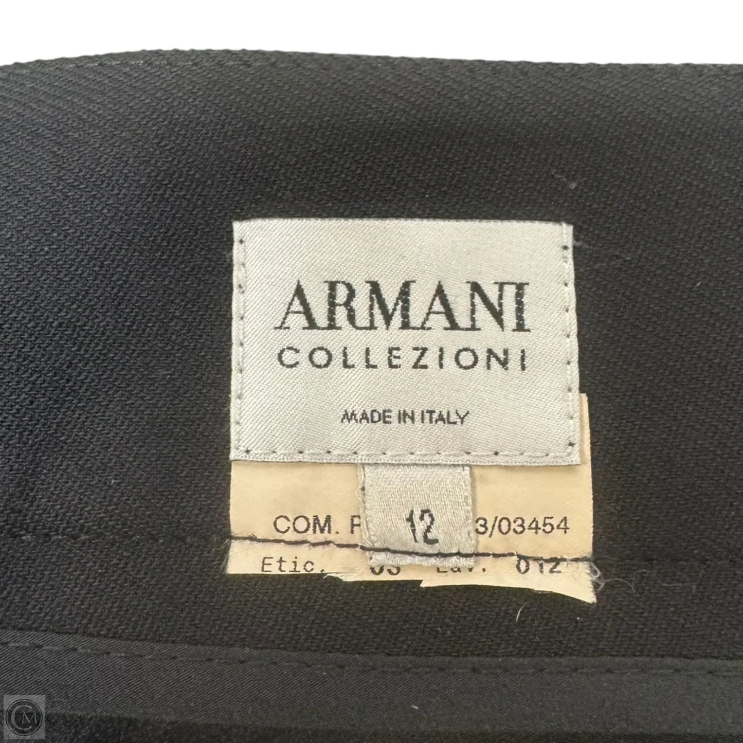 Skirt Midi By Armani Collezoni In Black, Size: 12