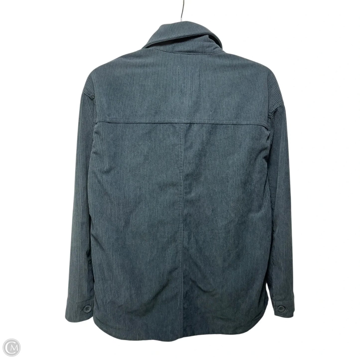 Corduroy Jacket Shirt By Avec Les Filles In Blue, Size: S