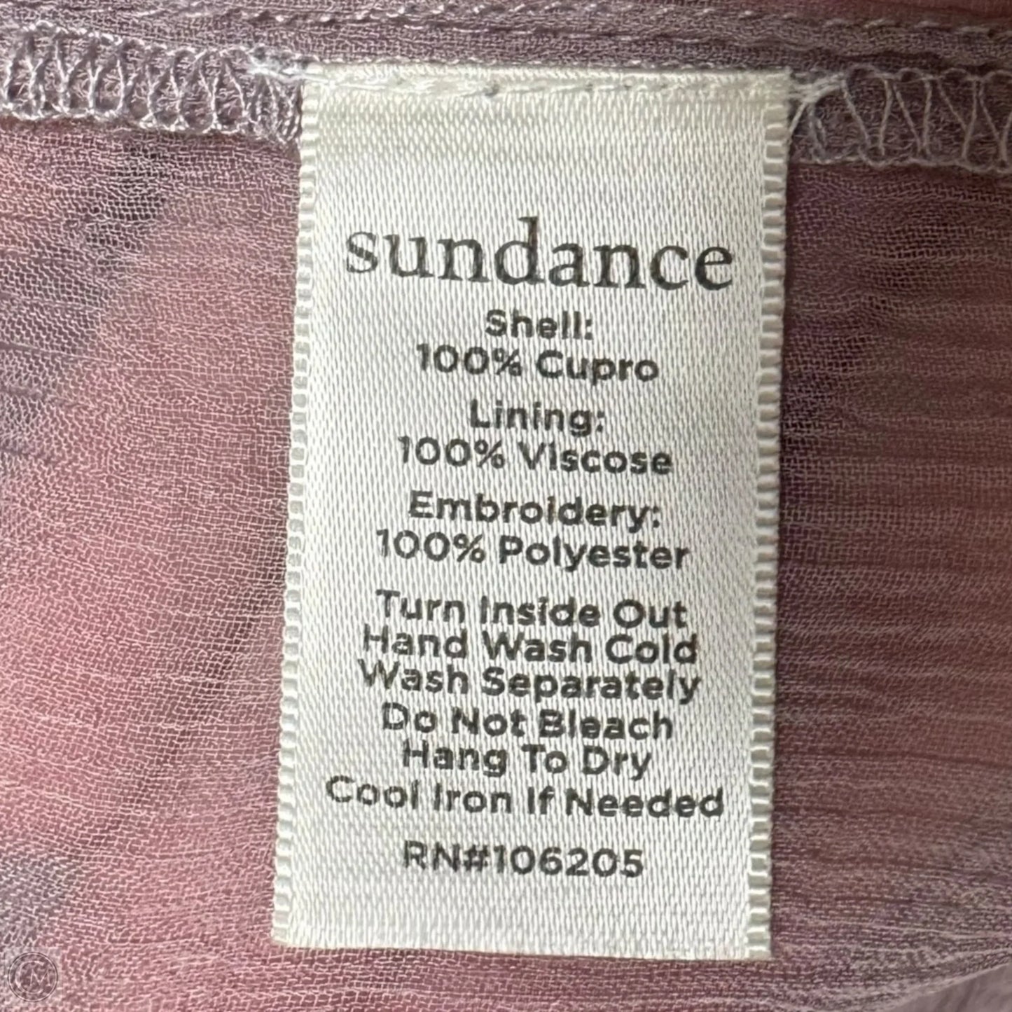 Embroidered Violette Dress By Sundance In Amethyst, Size: XSP