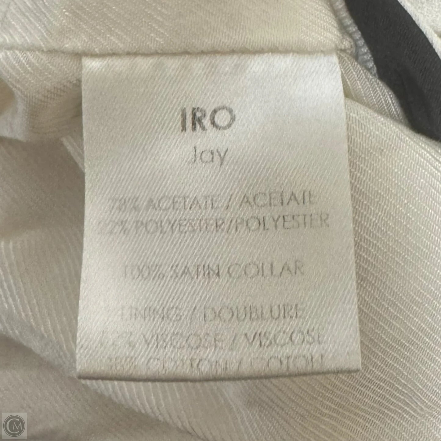 Jay Blazer By Iro In Black & Cream, Size: 1-XS/S