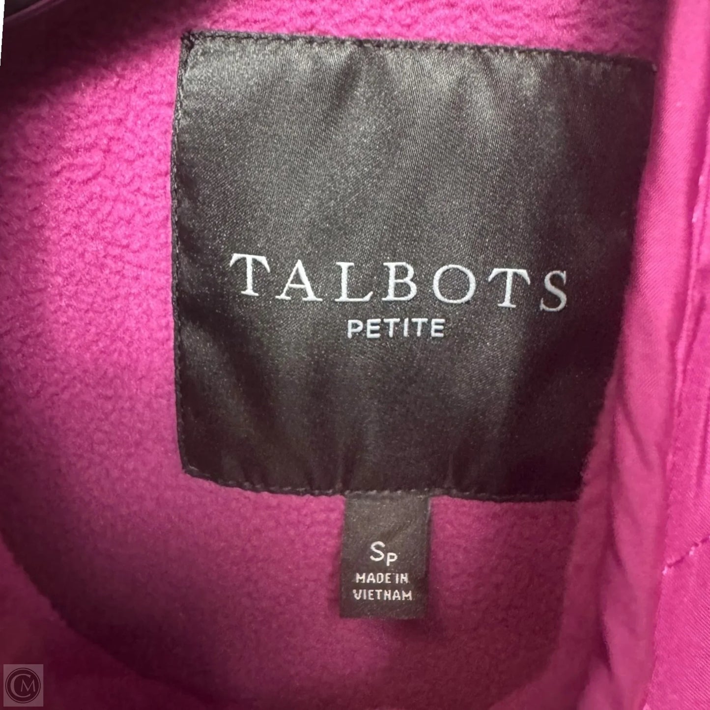 Vest Puffer & Quilted By Talbots In Pink, Size: Sp