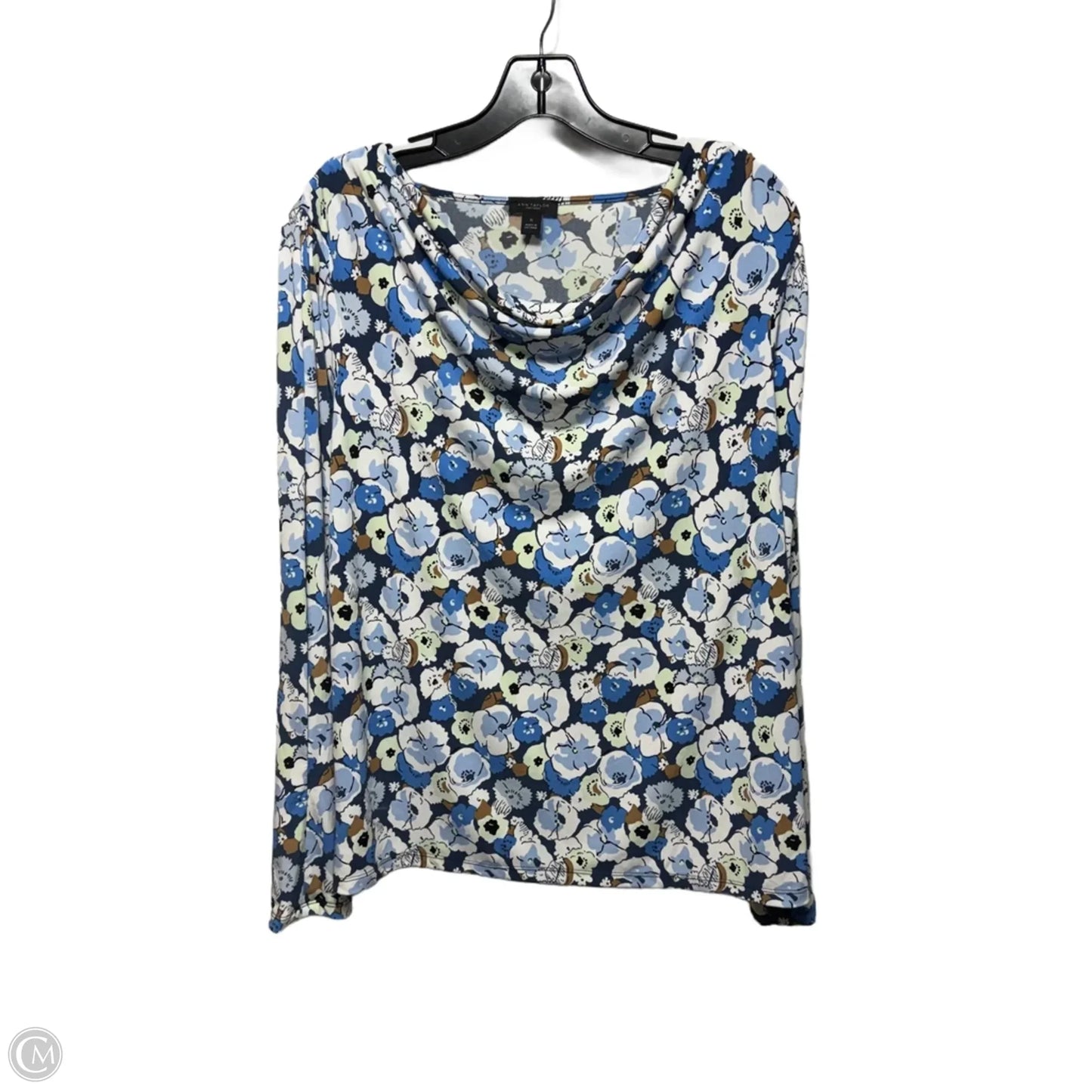 Top Long Sleeve By Ann Taylor In Floral Print, Size: Xl