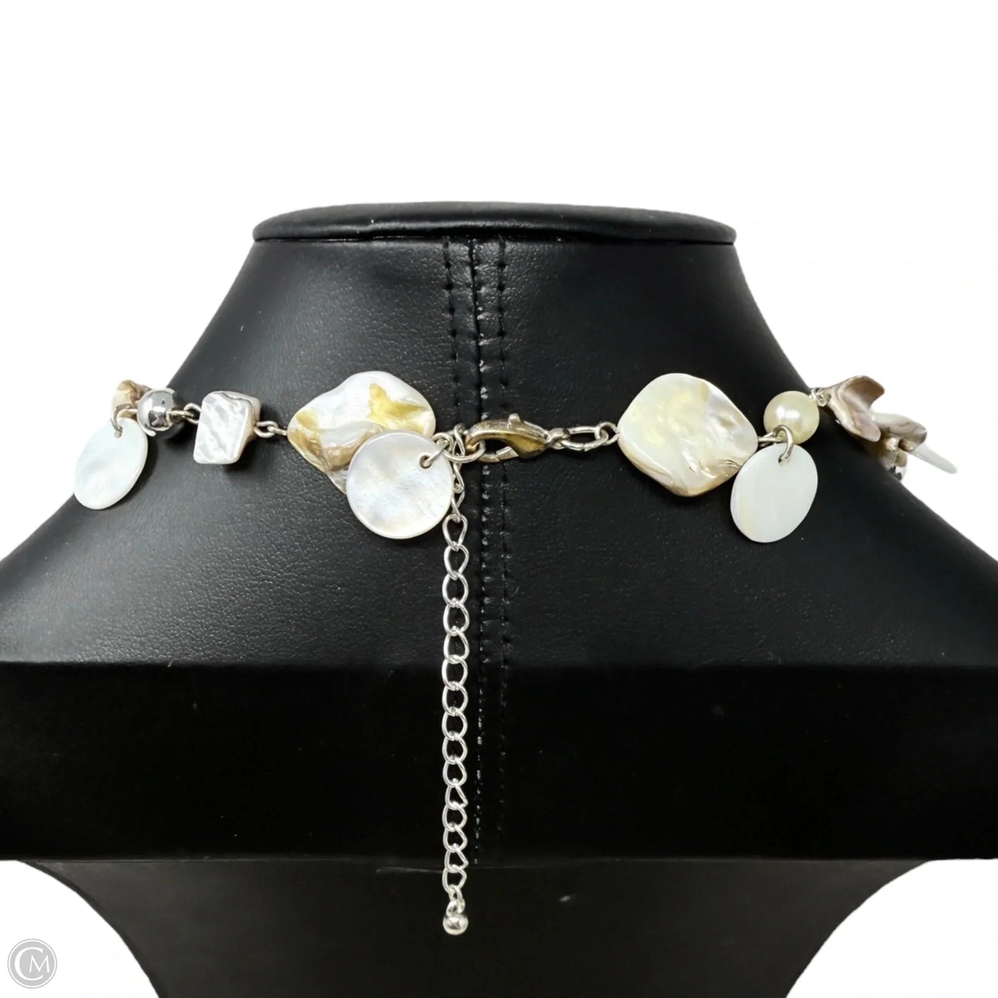 Mother Of Pearl Shell & Beads Long Necklace