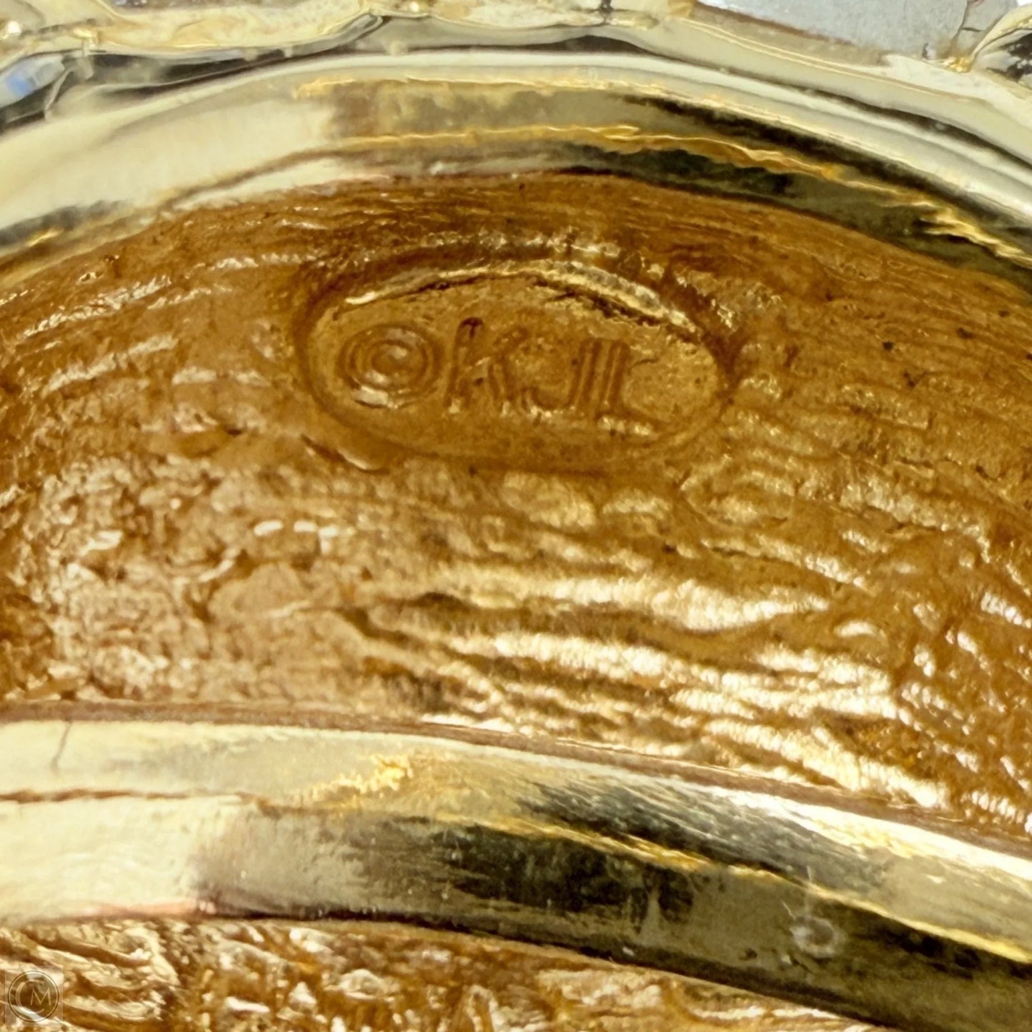 Multi-color Simulated Pearl Cluster Dome Cocktail Ring By Kenneth J Lane, Size: 11