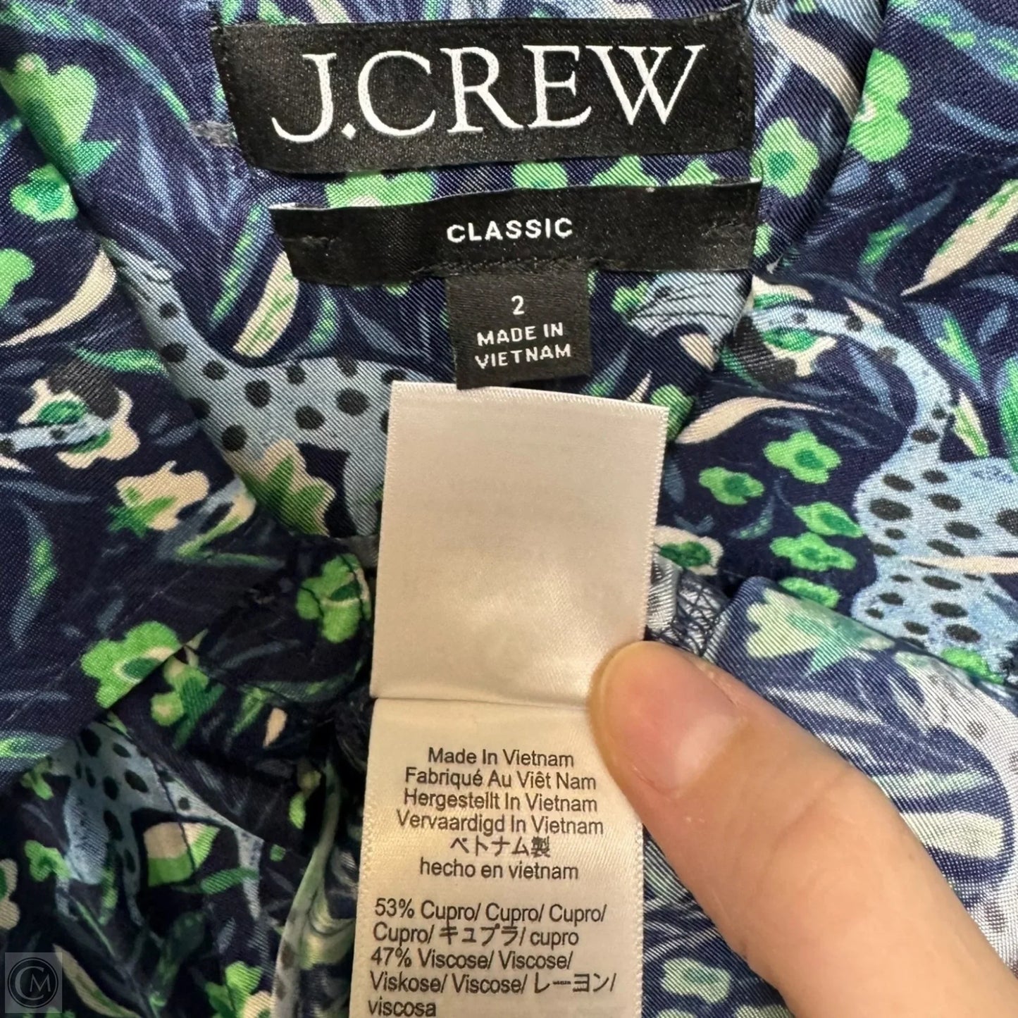 Top Long Sleeve By J. Crew In Animal Print, Size: 2