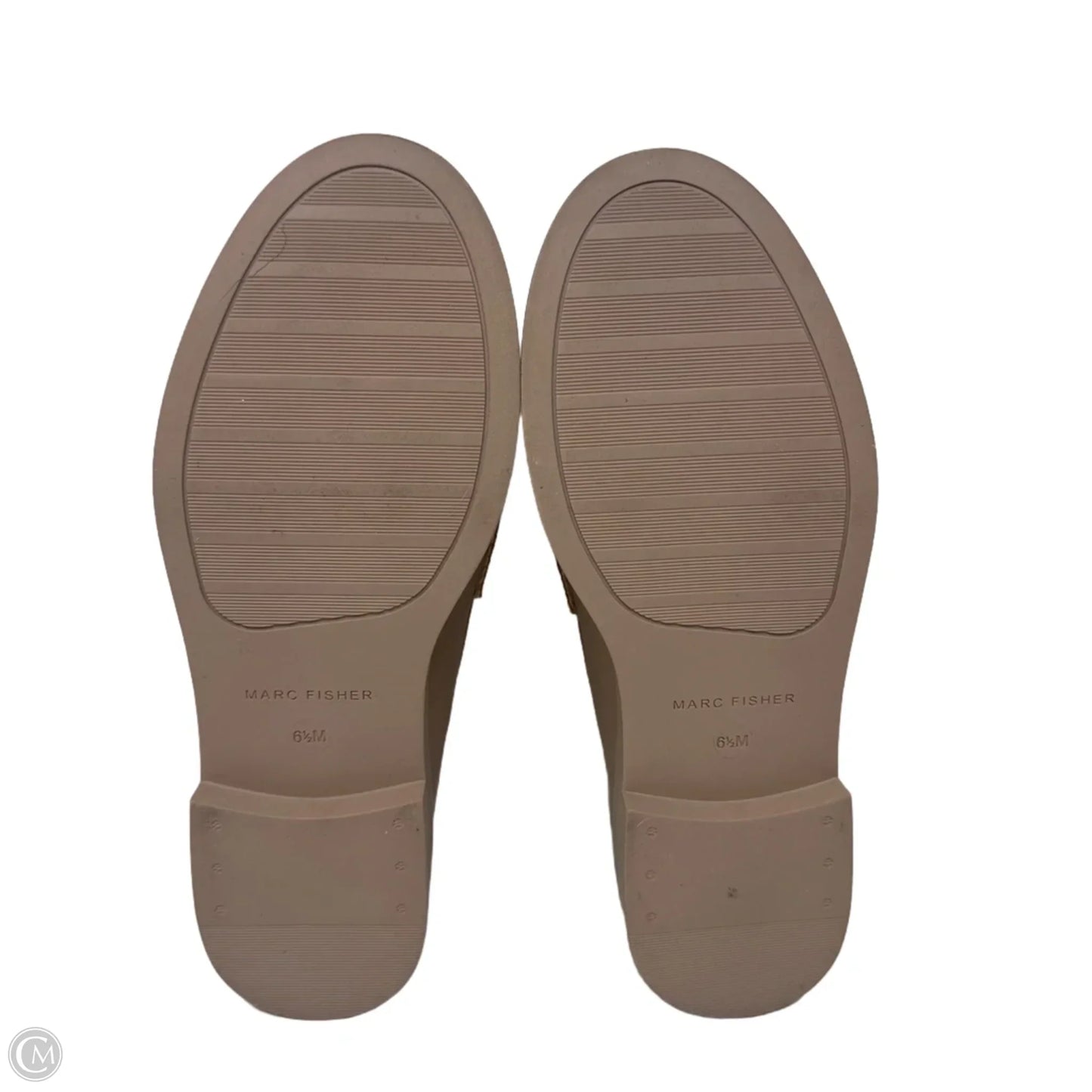 Chain Loafer Shoes Flats By Marc Fisher In Tan, Size: 6.5