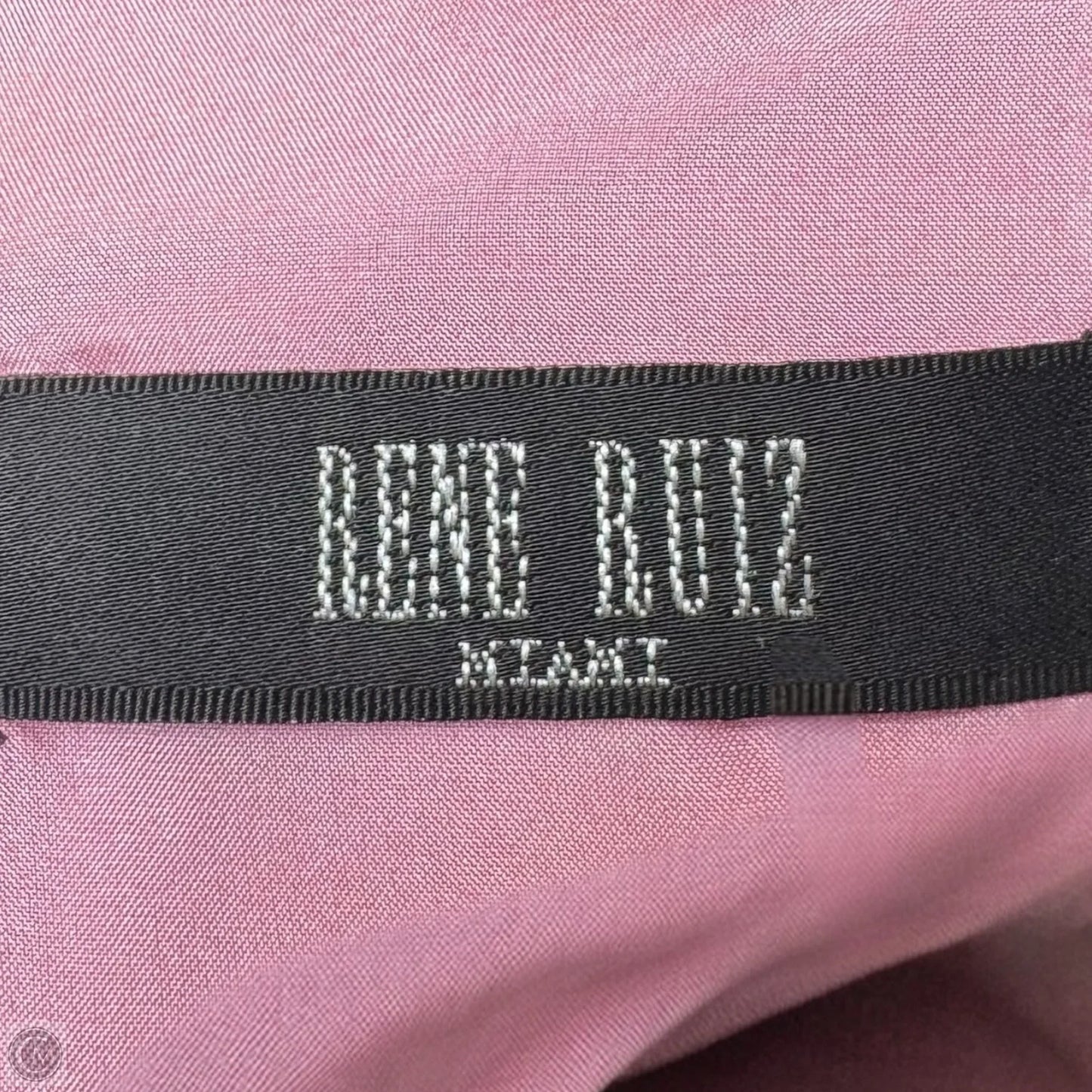 Dress Casual Short By Rene Ruiz In Orange & Pink, Size: 4 (estimated)