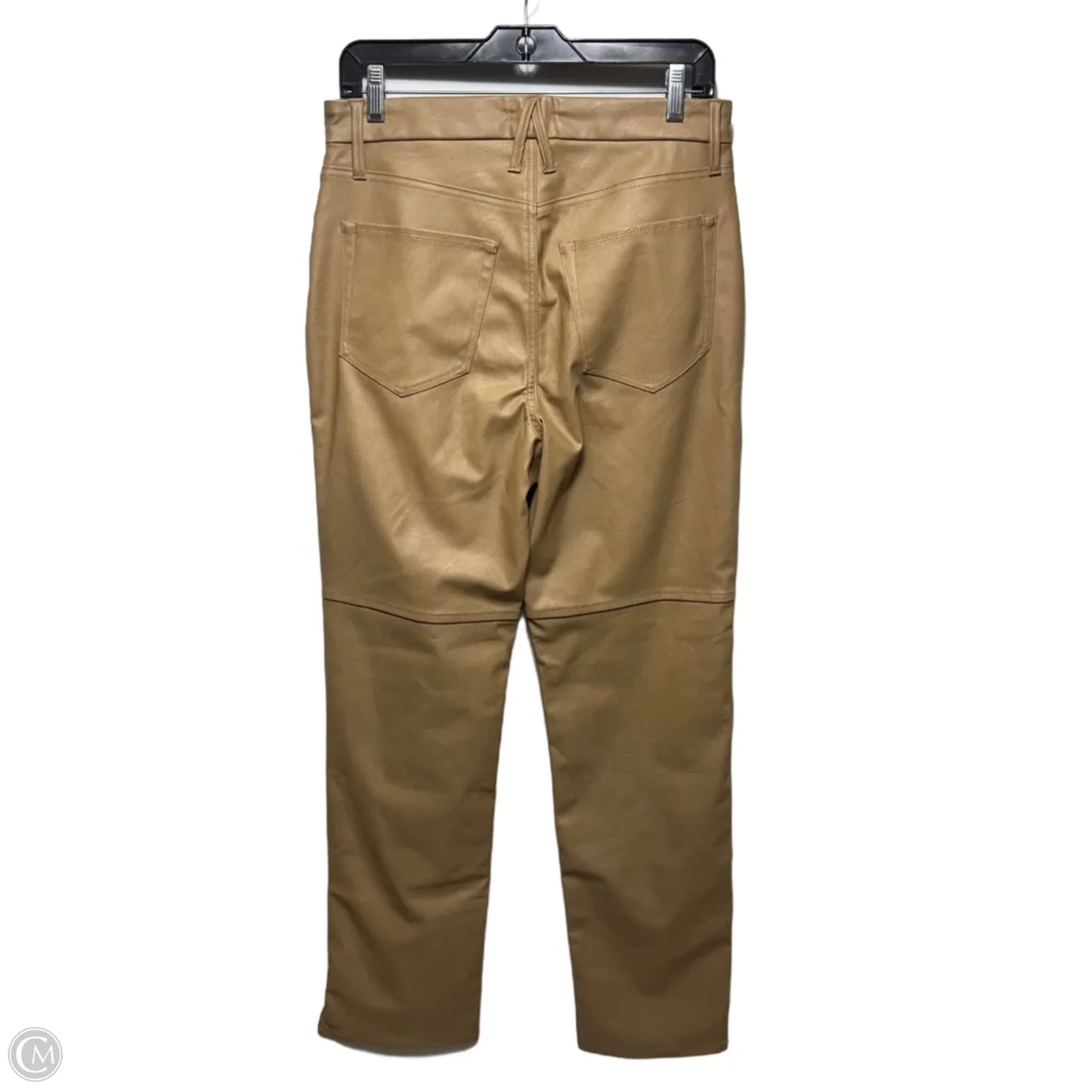 Better Than Leather Good Boy Pants By Good American In Tan, Size: 8