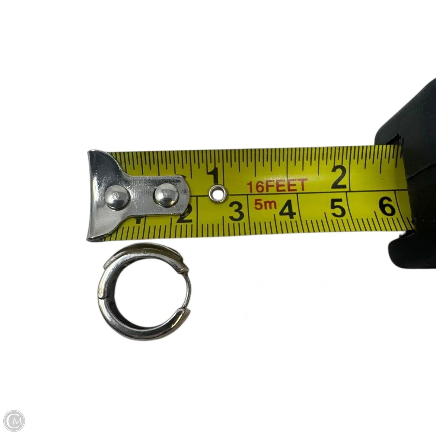 CZ Huggie Hoop Earrings Sterling Silver By Silpada