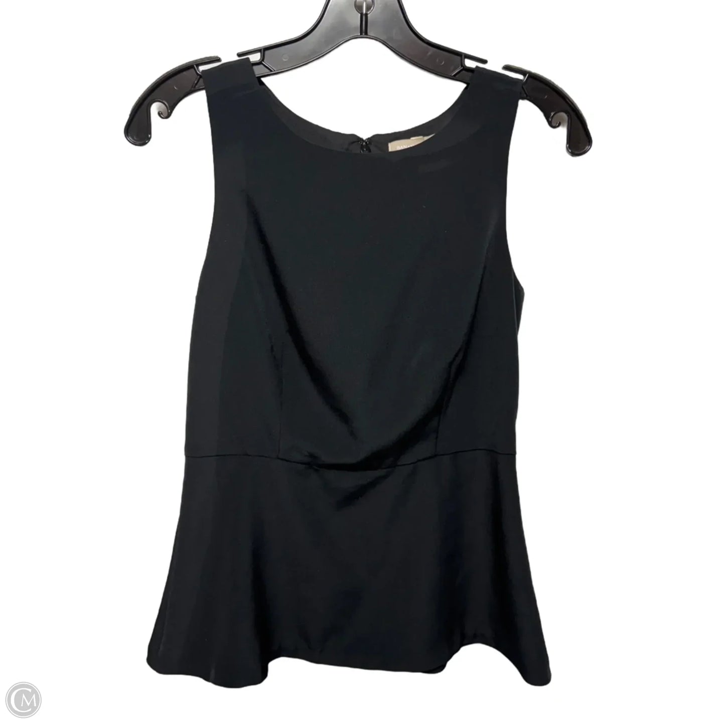Peplum Top Sleeveless By Banana Republic In Black, Size: 2