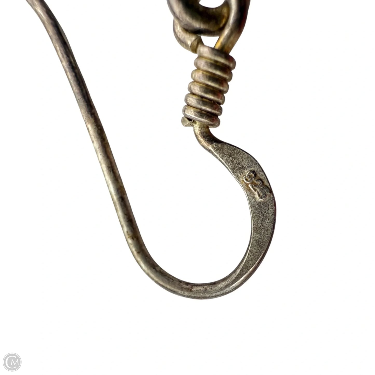 Sterling Silver, Aquamarine & Aura Quartz Dangle Earrings