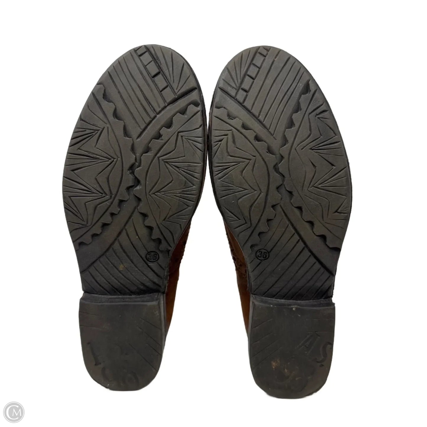 Sasha Kiltie Loafer Shoes Flats By A.S. 98 In Brown, Size: 6