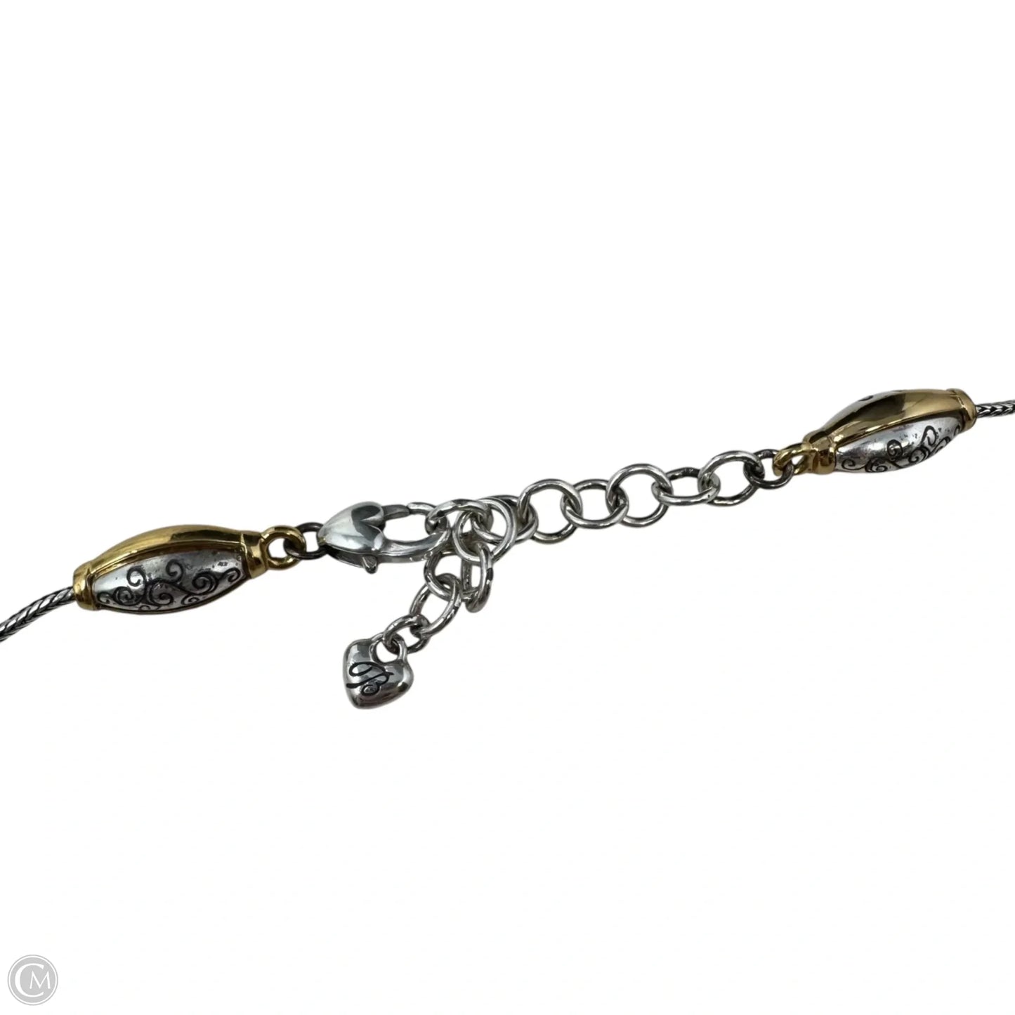 Two Tone Long Necklace Chain By Brighton