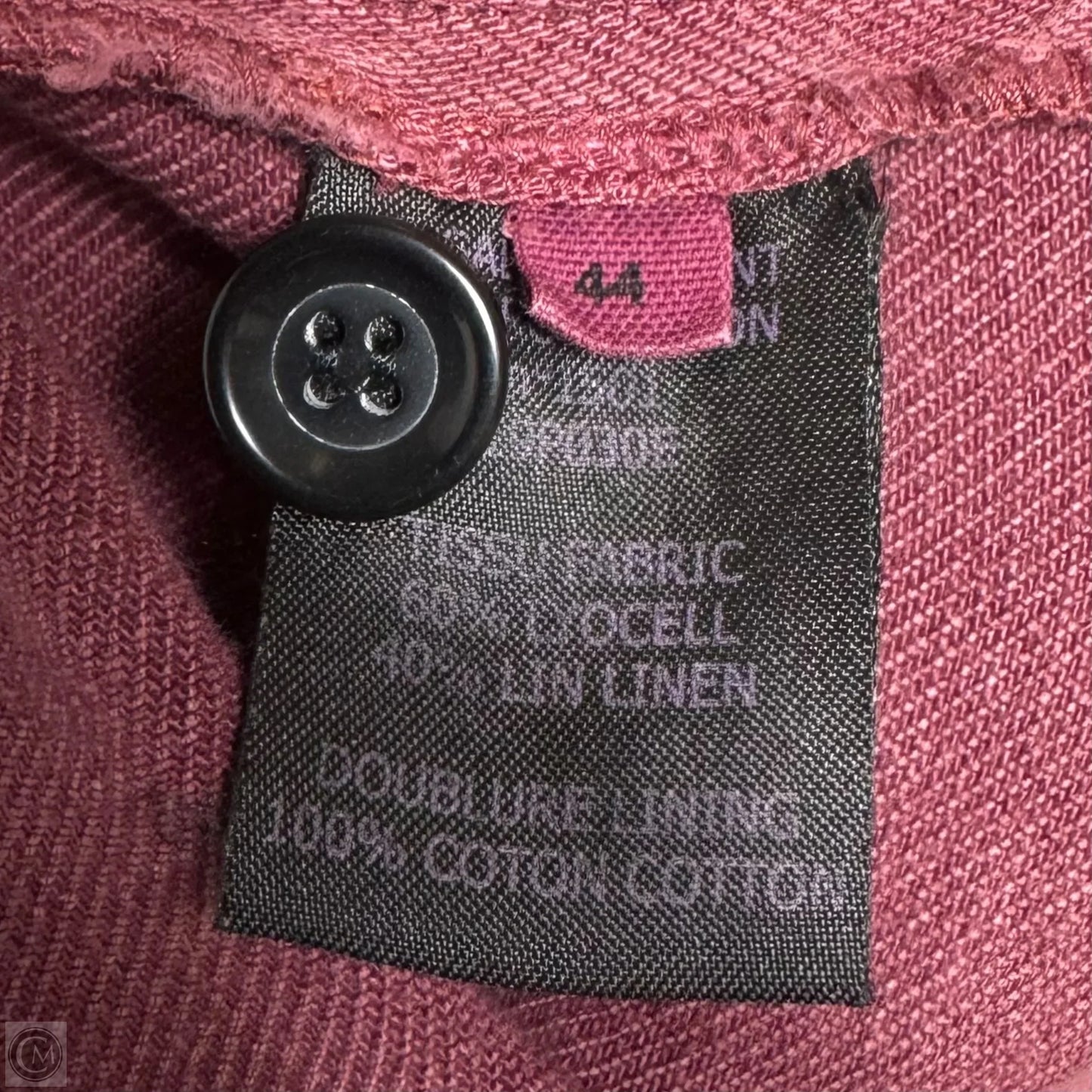 Lago Linen Blend Pants Designer By Isabel Marant In Raspberry, Size: 12 (44 FR)